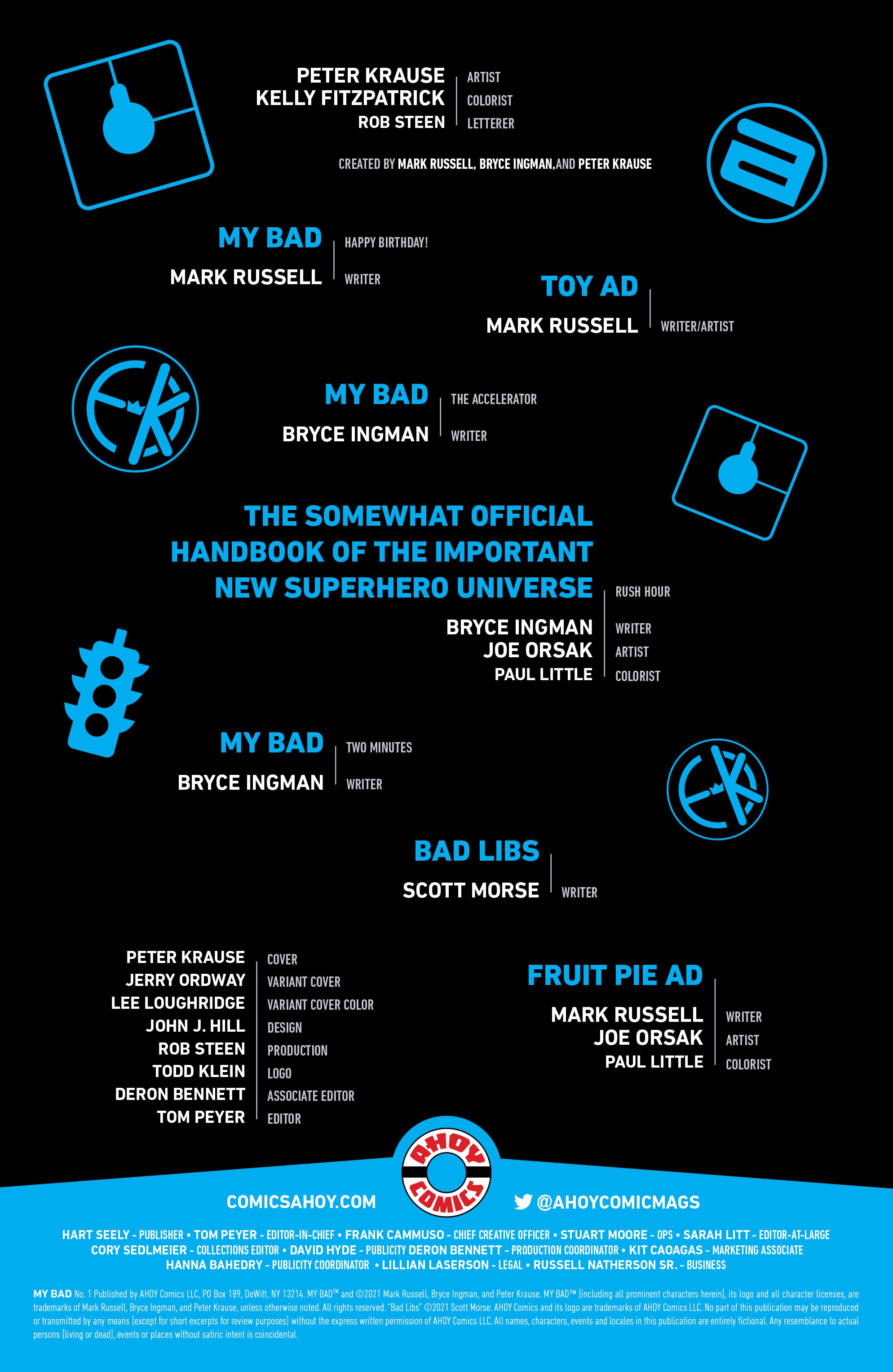 Read online My Bad comic -  Issue #1 - 2