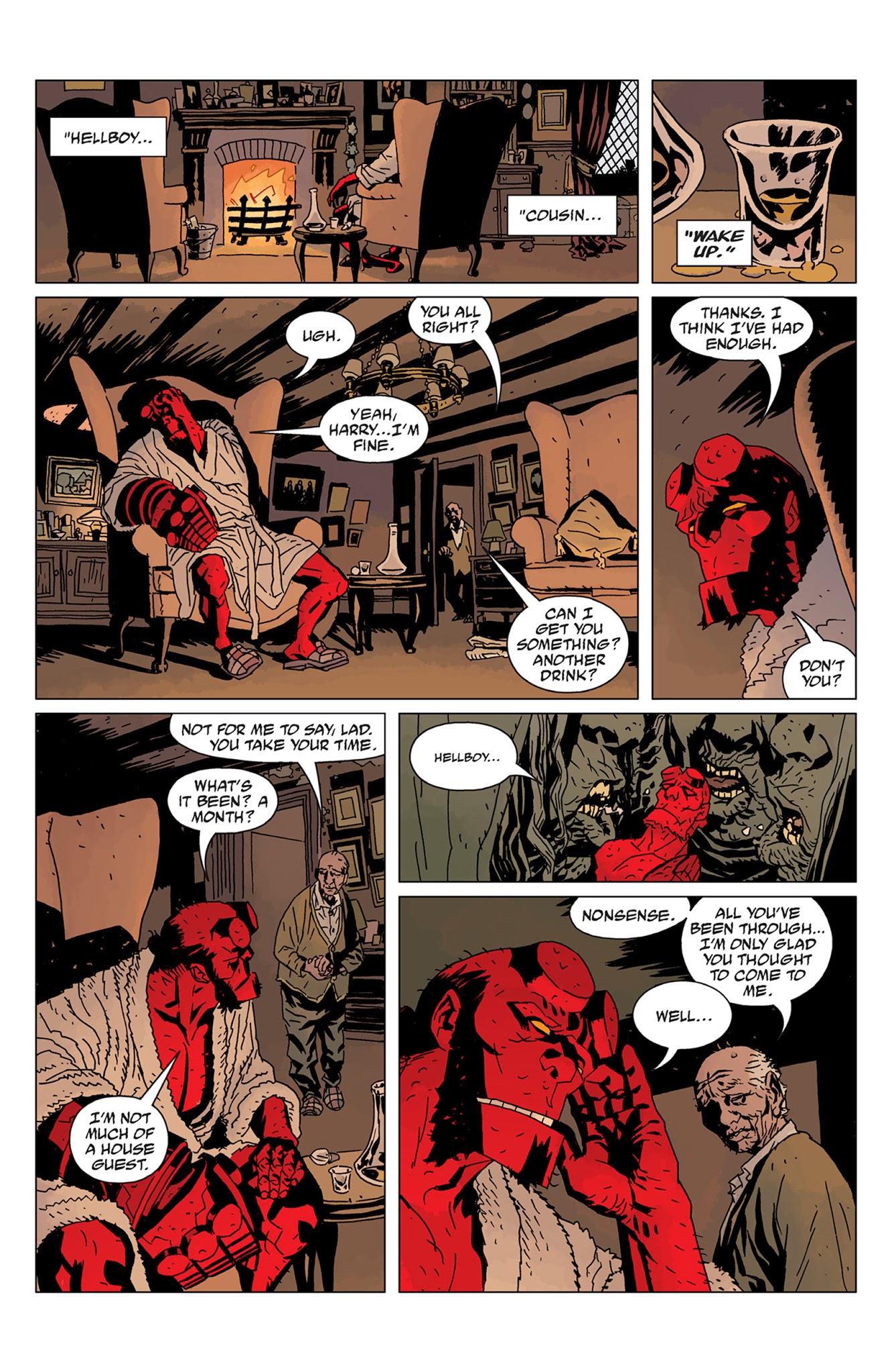 Read online Hellboy: Darkness Calls comic -  Issue # TPB - 19
