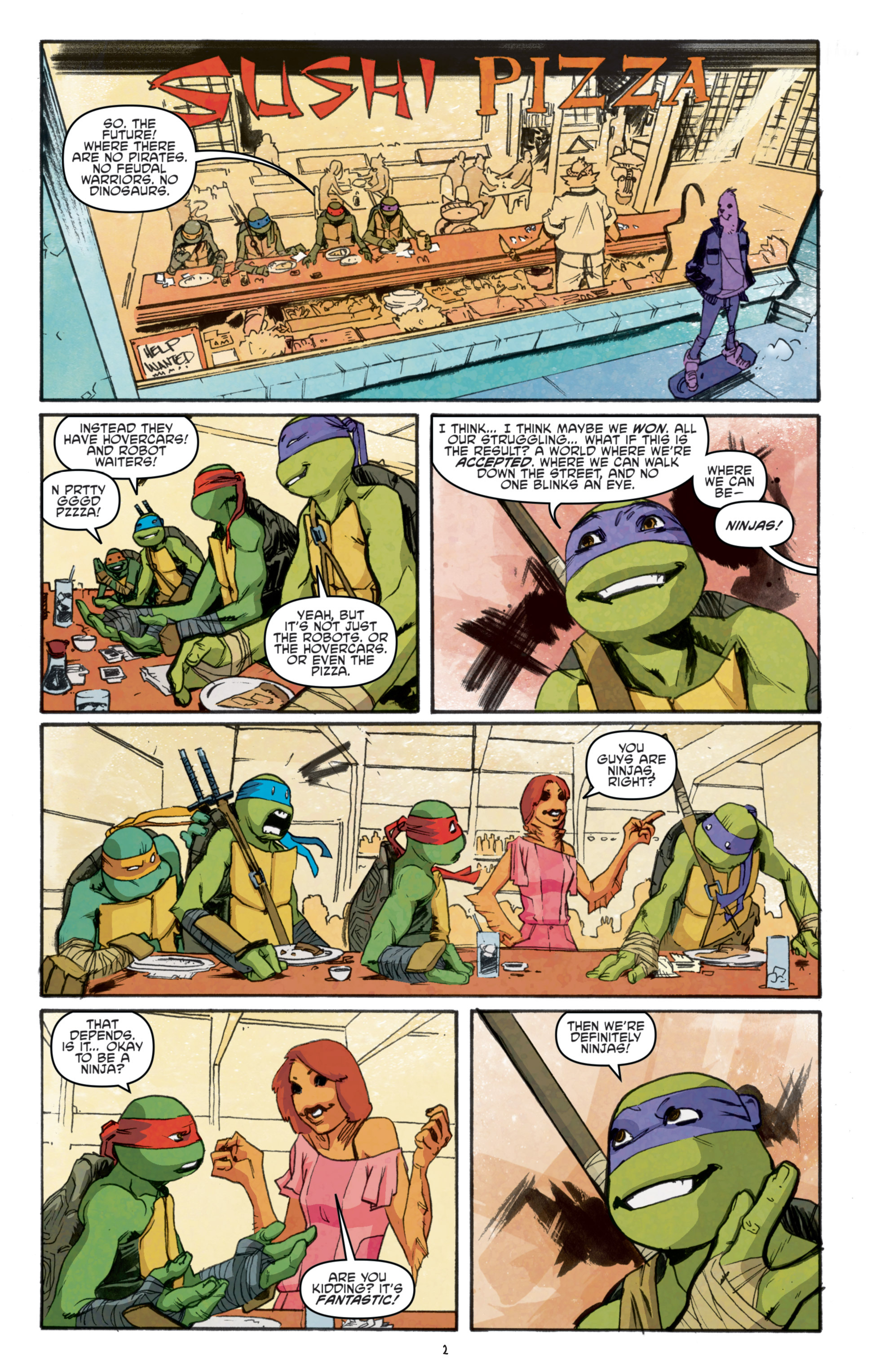 Read online Teenage Mutant Ninja Turtles: Turtles in Time comic -  Issue #4 - 4