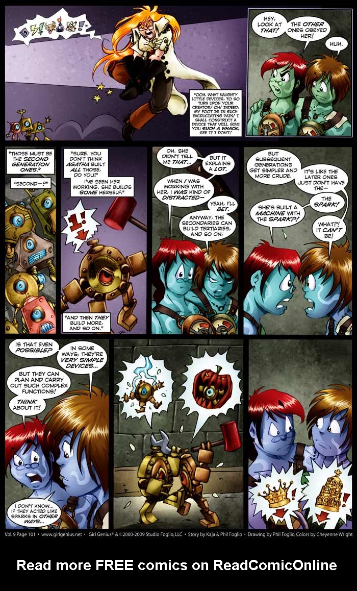 Read online Girl Genius (2002) comic -  Issue #9 - 103