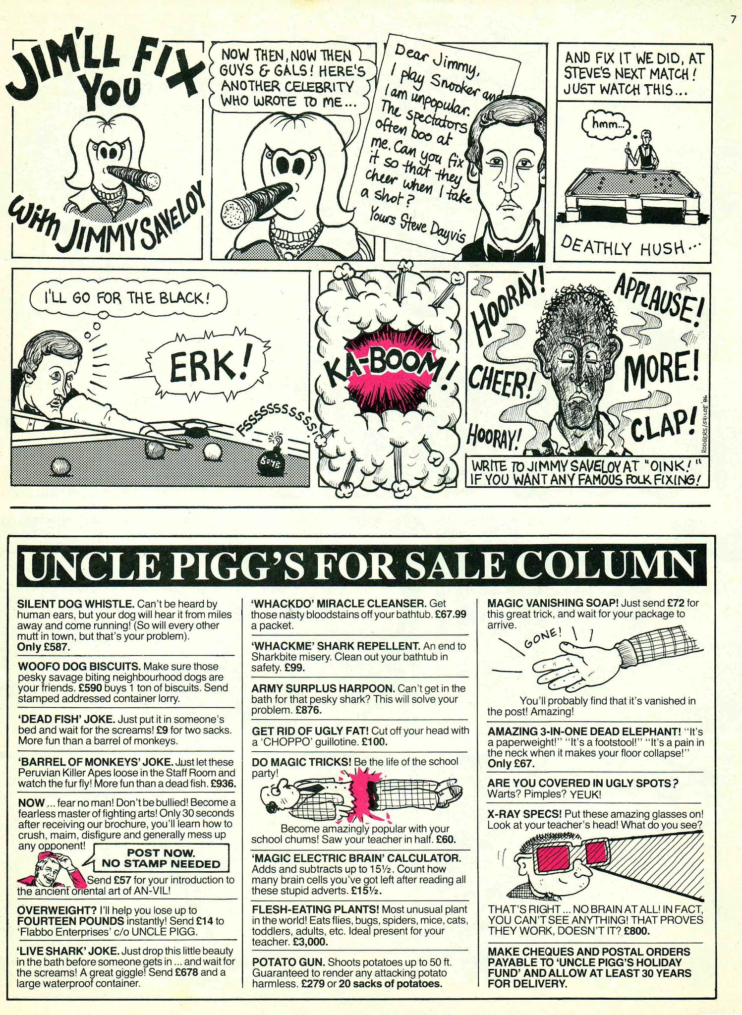 Read online Oink! comic -  Issue #1 - 7