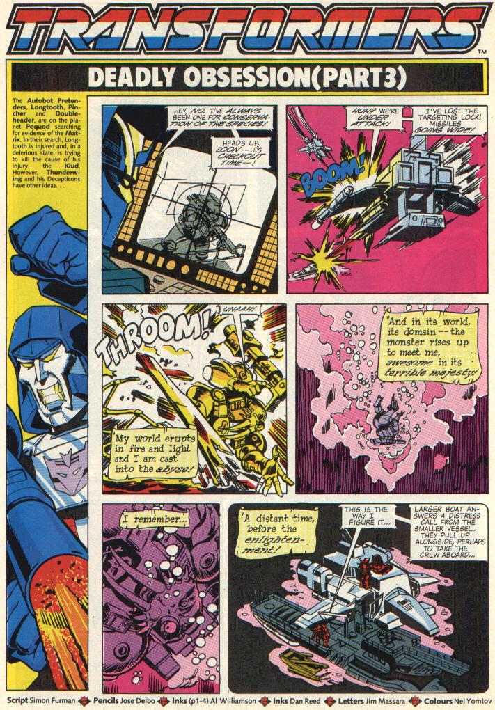 Read online The Transformers (UK) comic -  Issue #288 - 2
