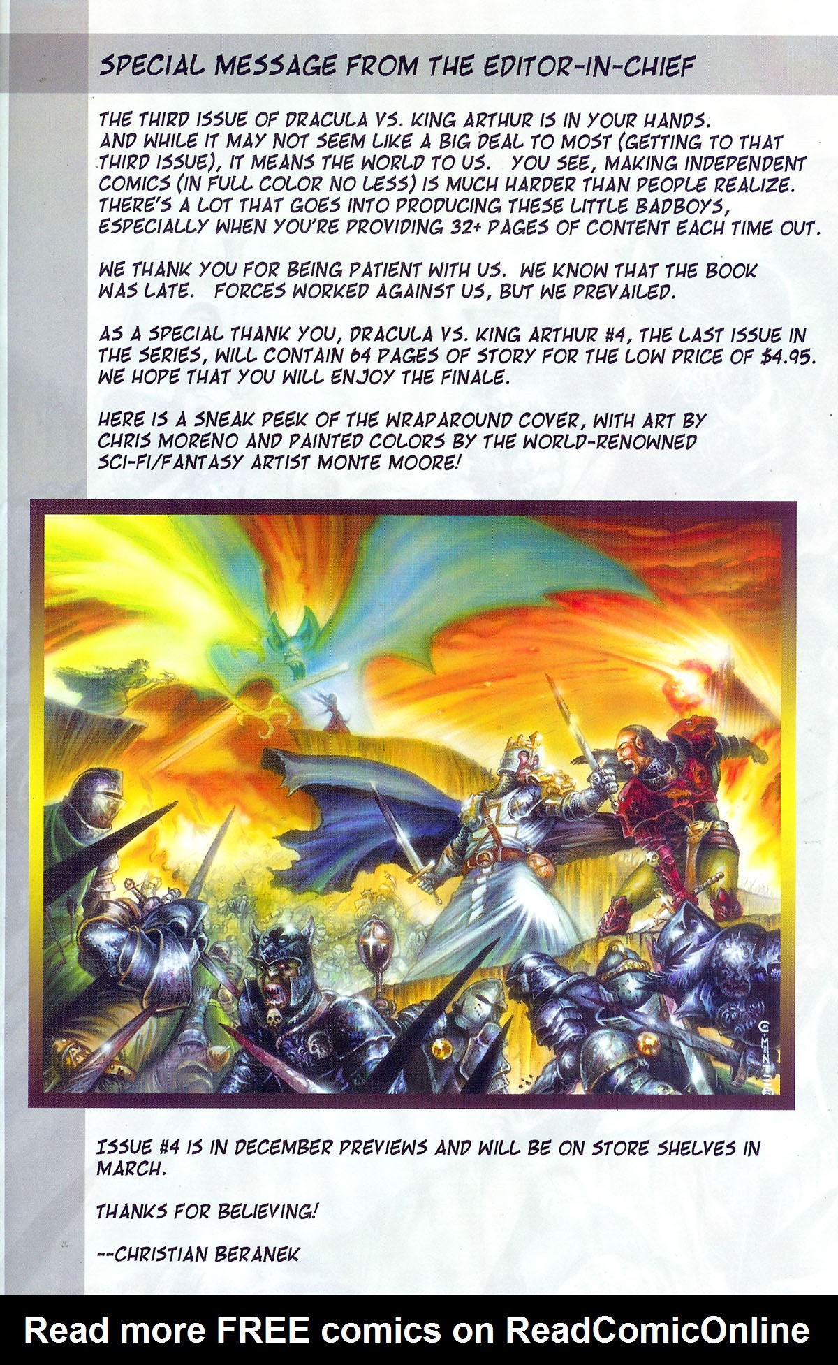 Read online Dracula vs King Arthur comic -  Issue #3 - 37