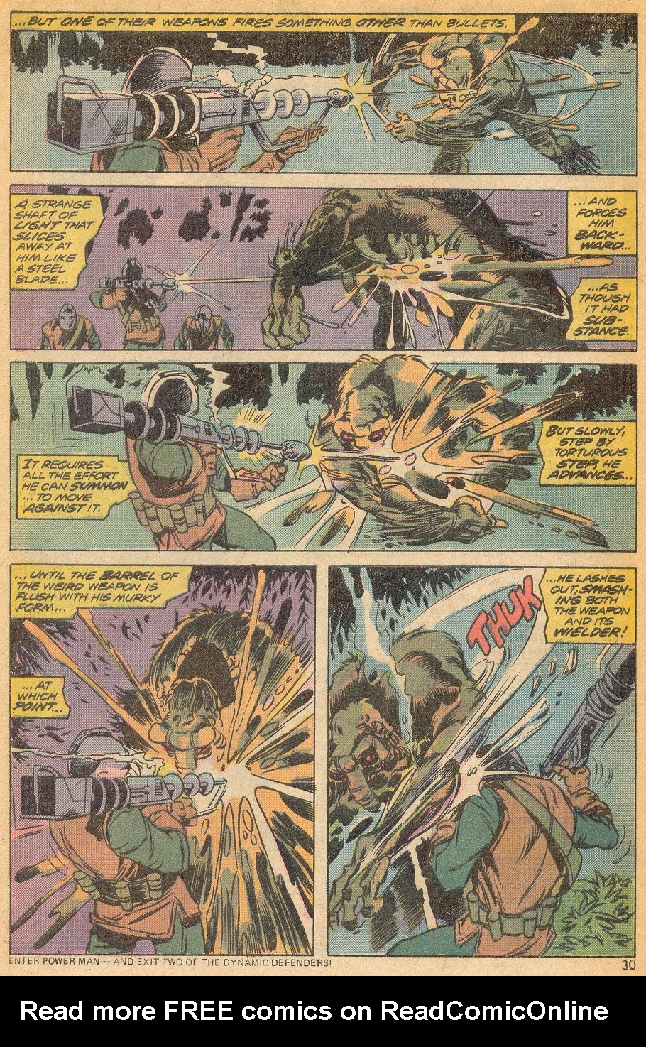 Read online Man-Thing (1974) comic -  Issue #11 - 21