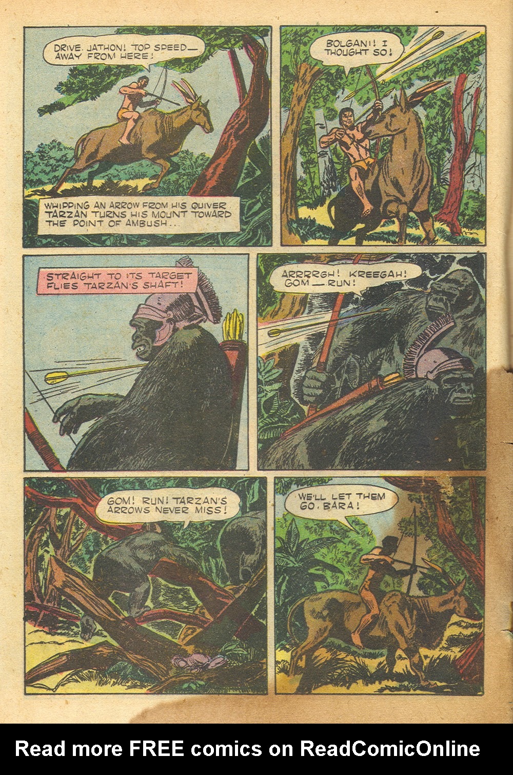 Read online Tarzan (1948) comic -  Issue #54 - 28