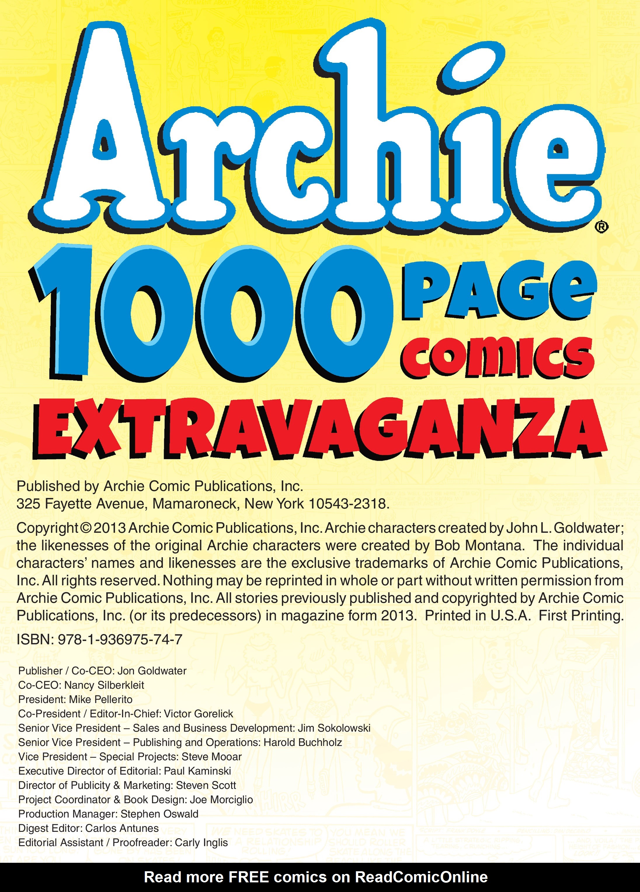 Read online Archie 1000 Page Comics Extravaganza comic -  Issue # TPB (Part 1) - 3