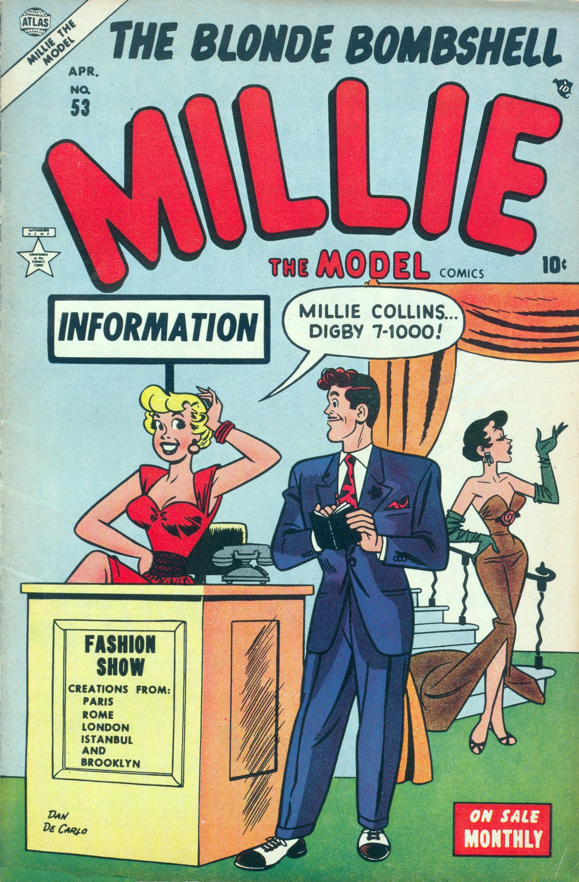Read online Millie the Model comic -  Issue #53 - 1