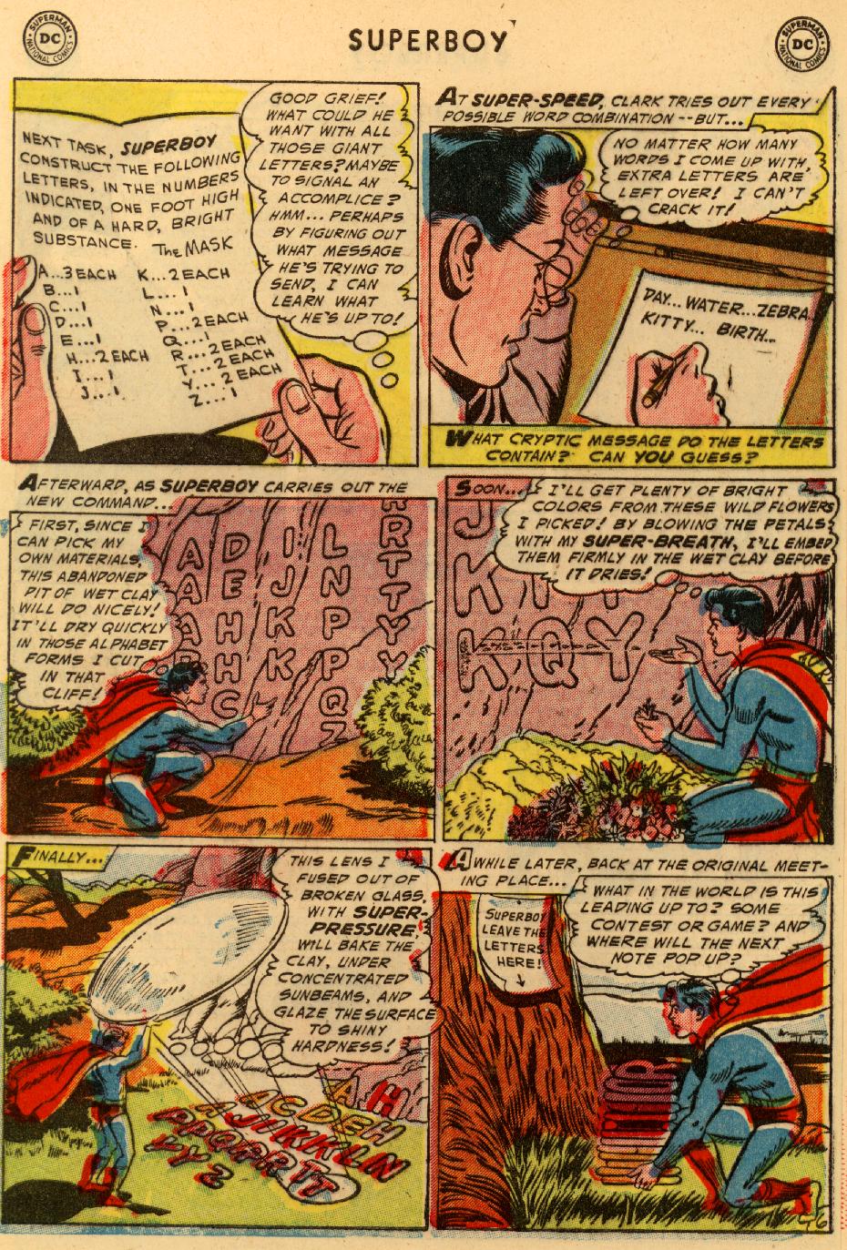 Read online Superboy (1949) comic -  Issue #36 - 31