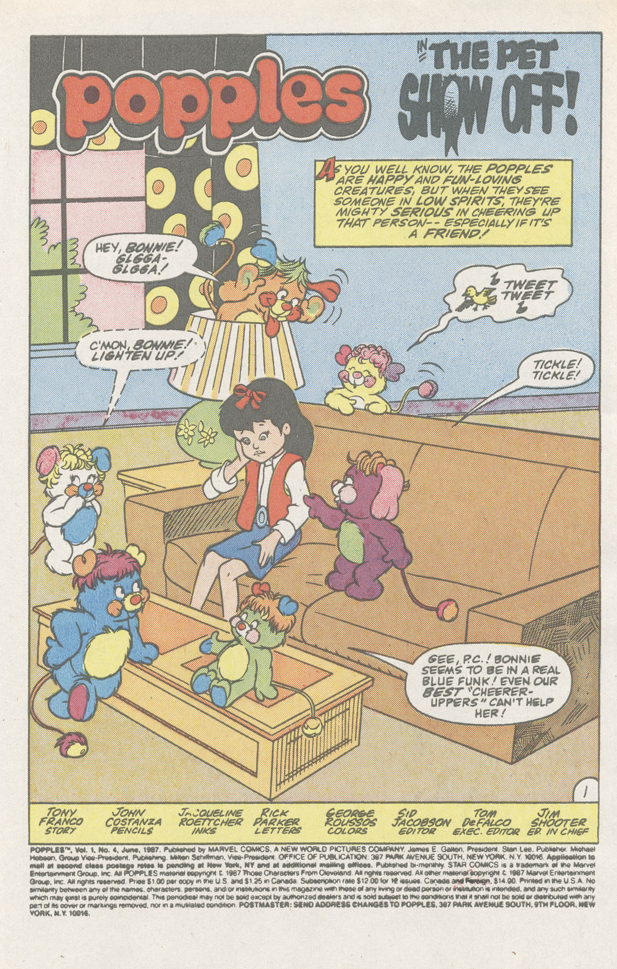 Read online Popples comic -  Issue #4 - 3
