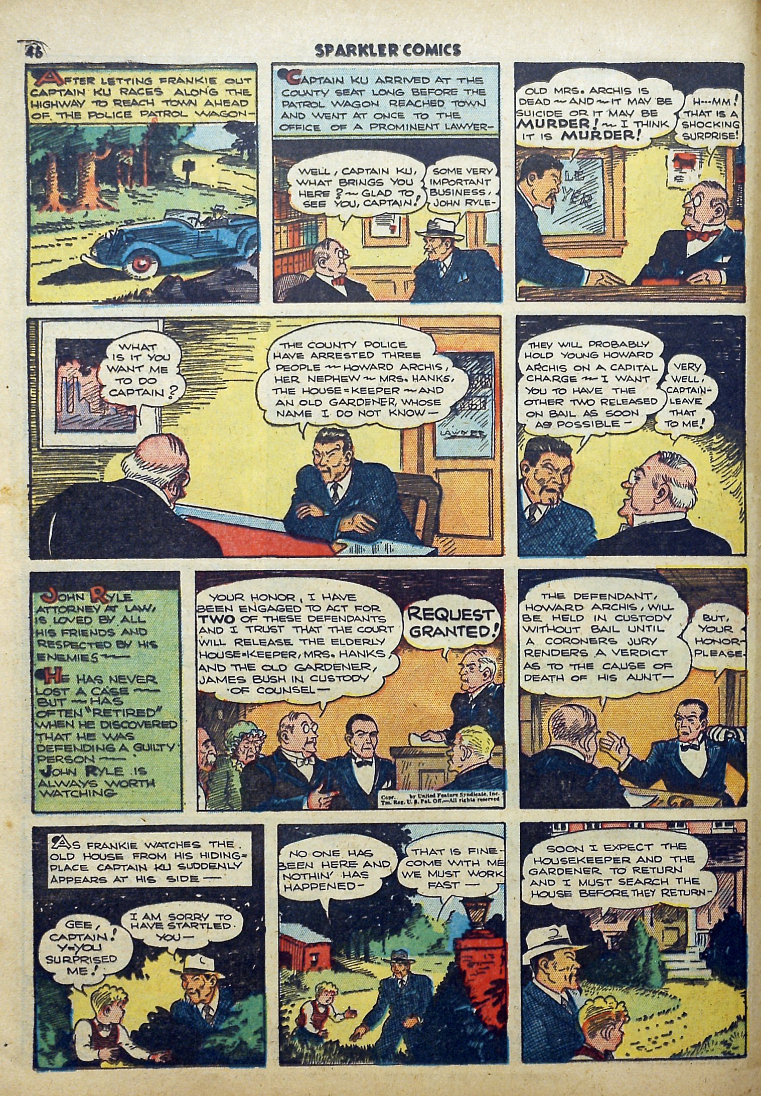 Read online Sparkler Comics comic -  Issue #2 - 42