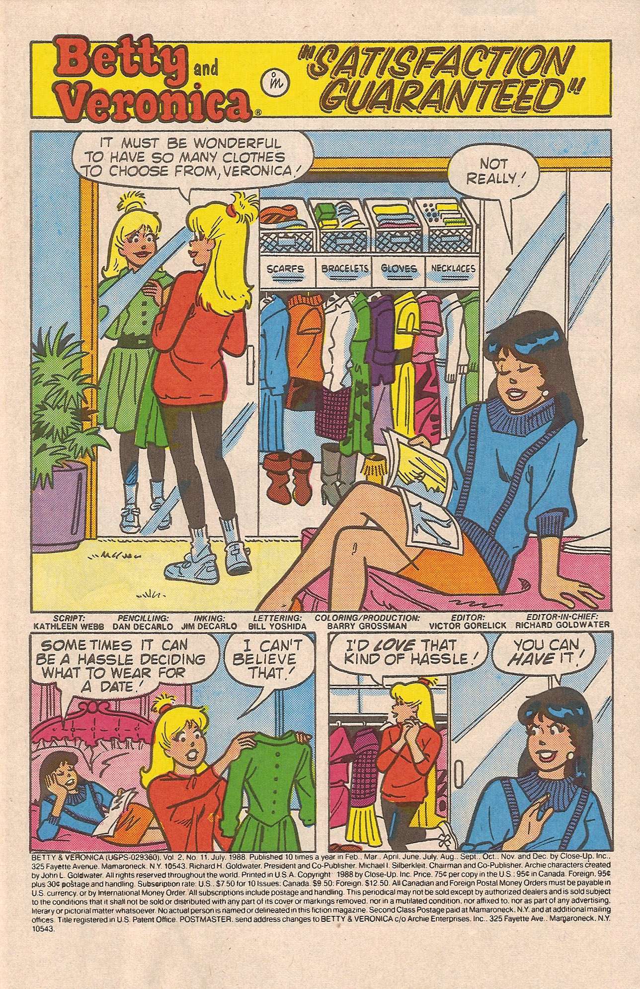 Read online Betty and Veronica (1987) comic -  Issue #11 - 3