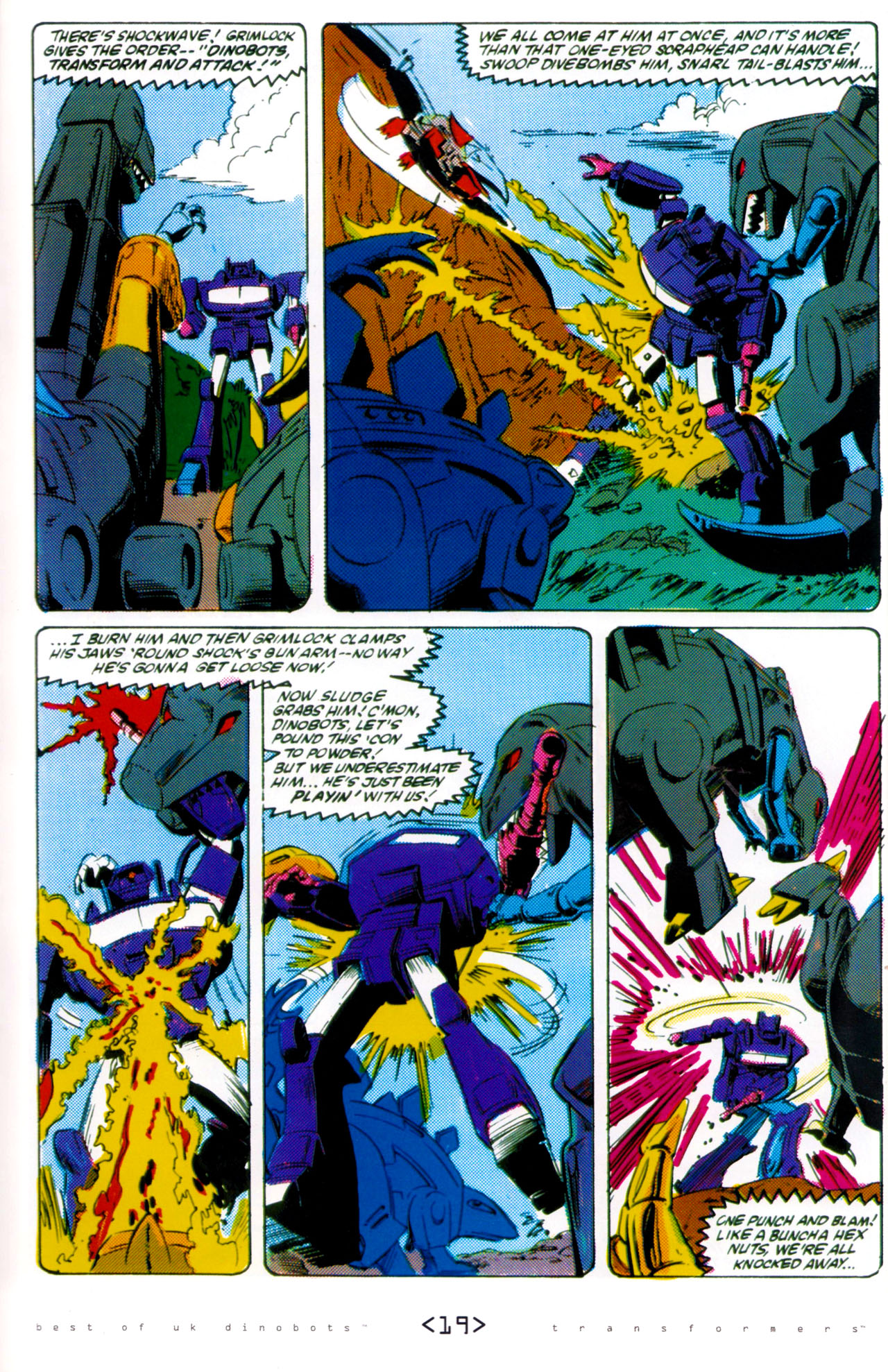 Read online The Transformers: Best of UK: Dinobots comic -  Issue #6 - 22