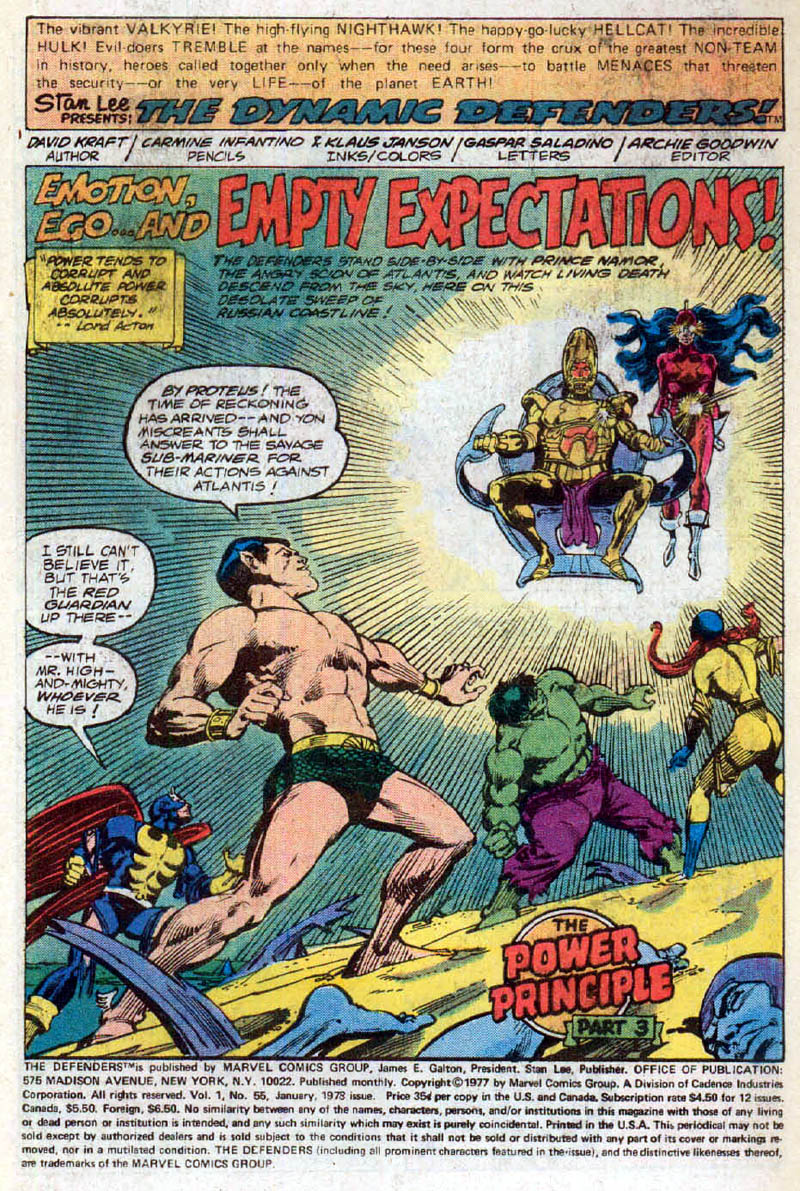 The Defenders (1972) Issue #55 #56 - English 2