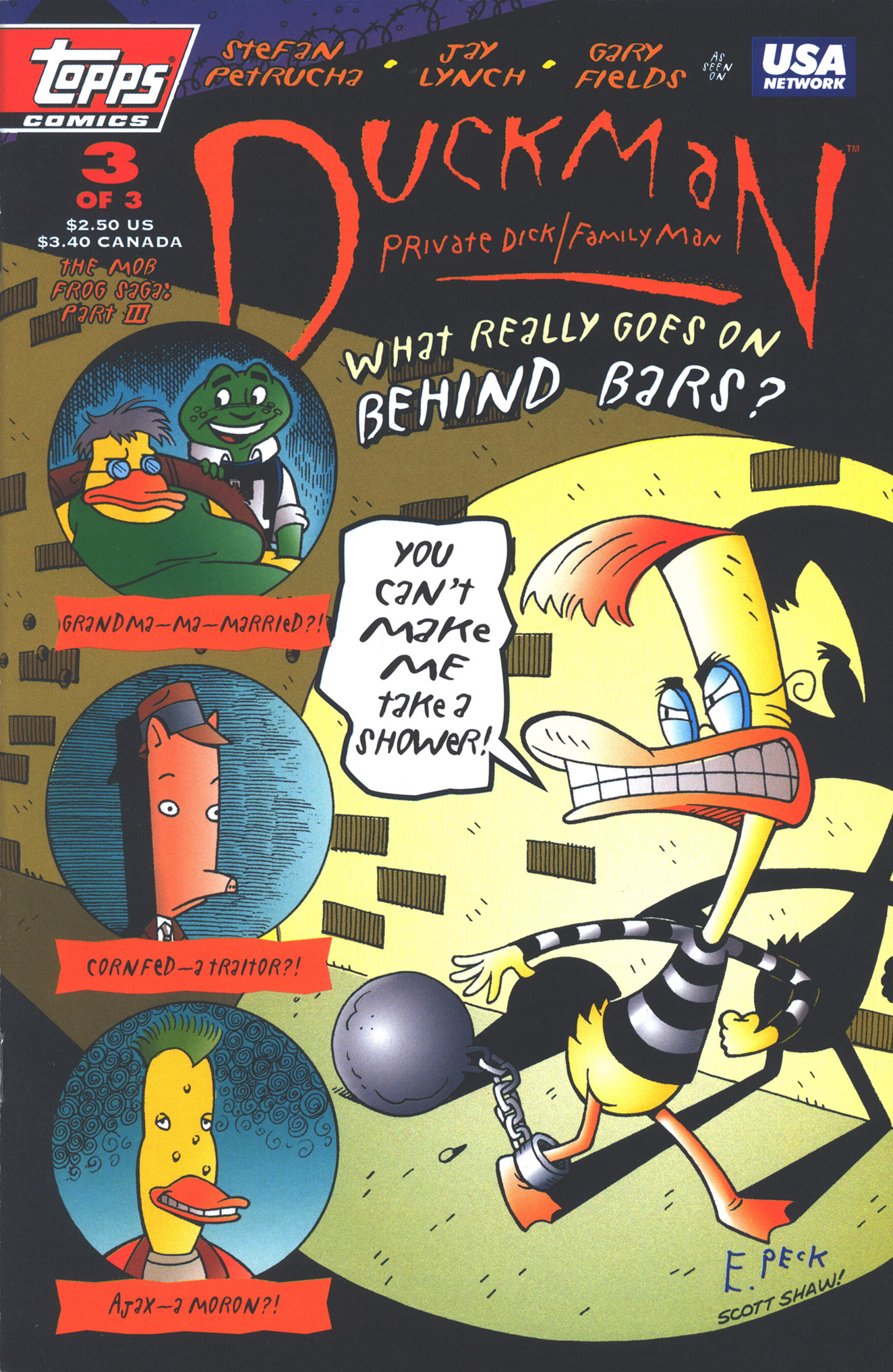 Read online Duckman : The Mob Frog Saga comic -  Issue #3 - 1