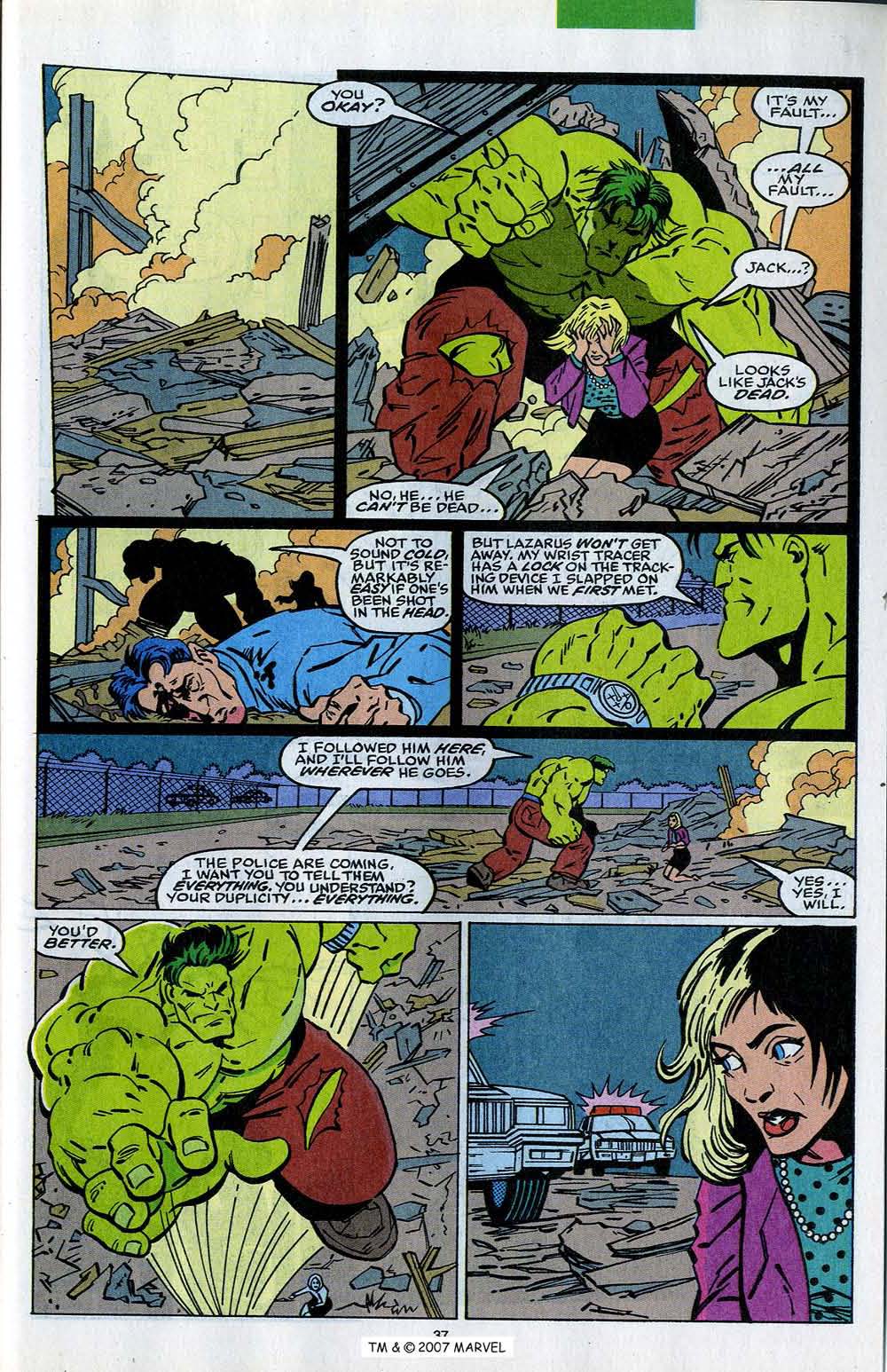 Read online The Incredible Hulk Annual comic -  Issue #19 - 39