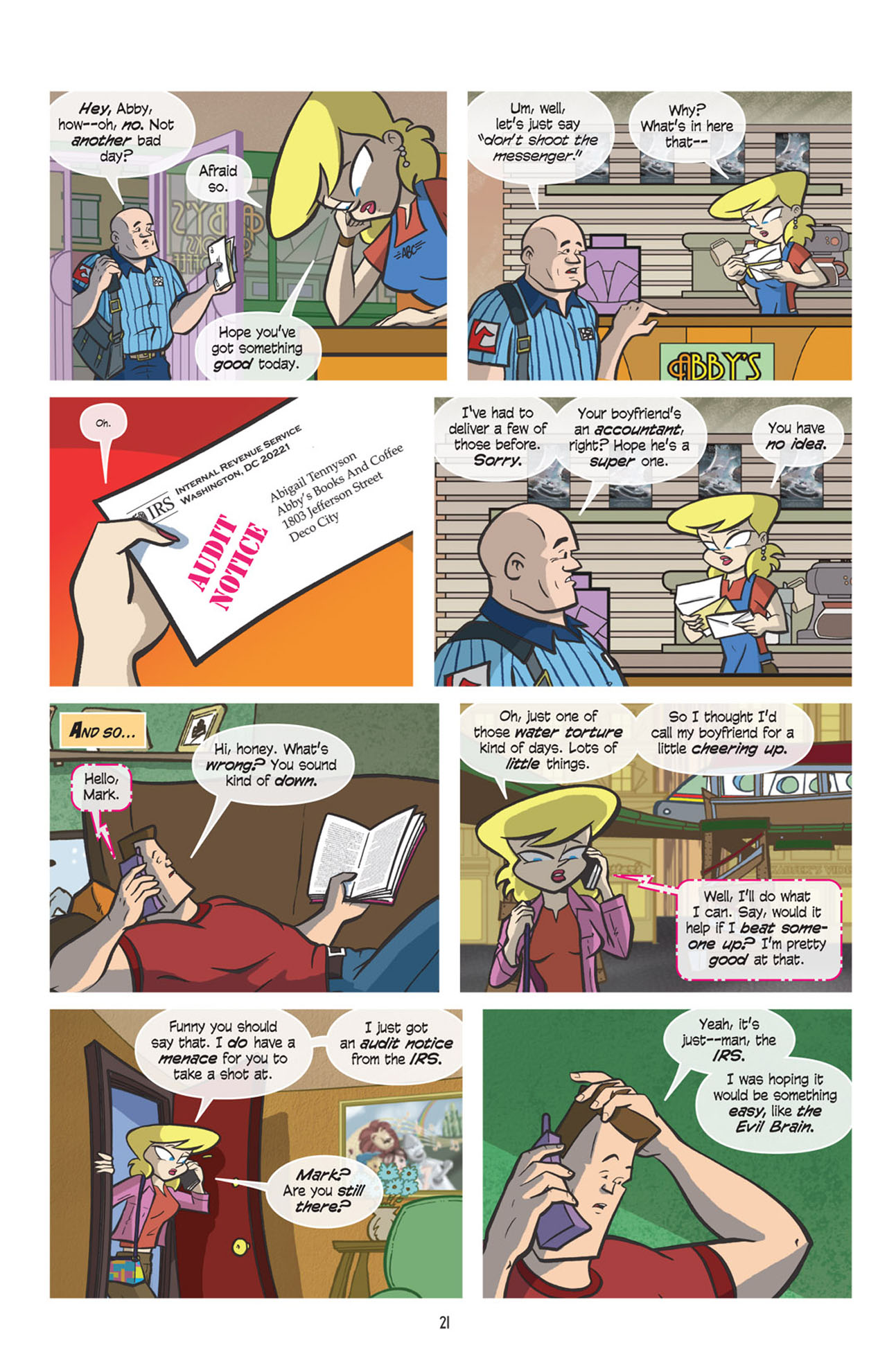 Read online Love and Capes comic -  Issue #5 - 22