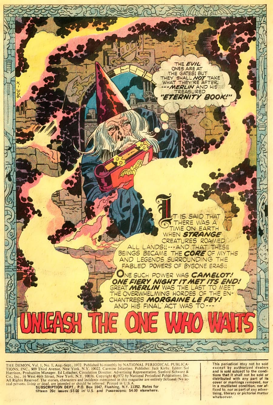 Read online The Demon (1972) comic -  Issue #1 - 2