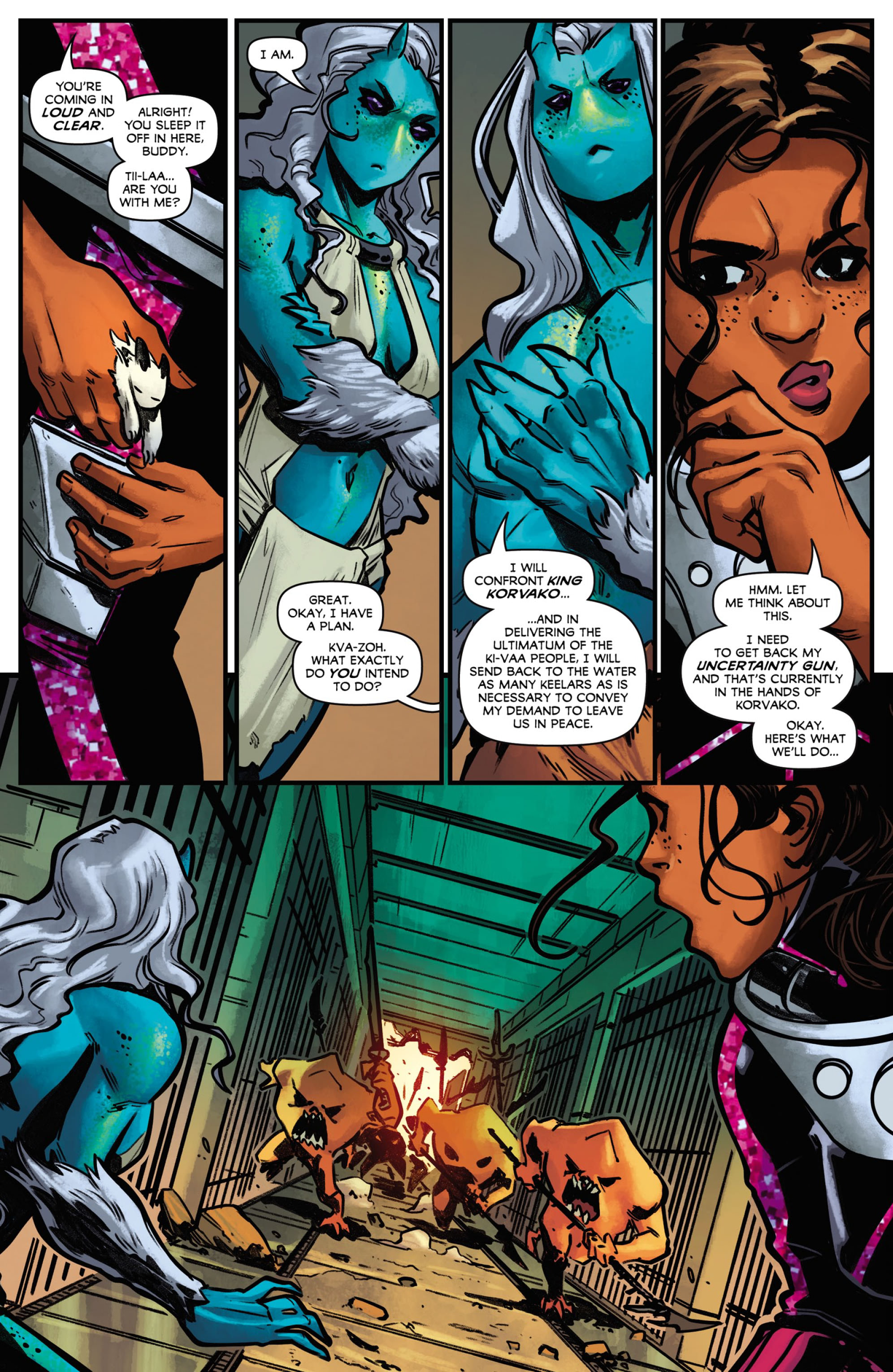 Read online Beyond the Farthest Star: Warriors of Zandar comic -  Issue #4 - 5