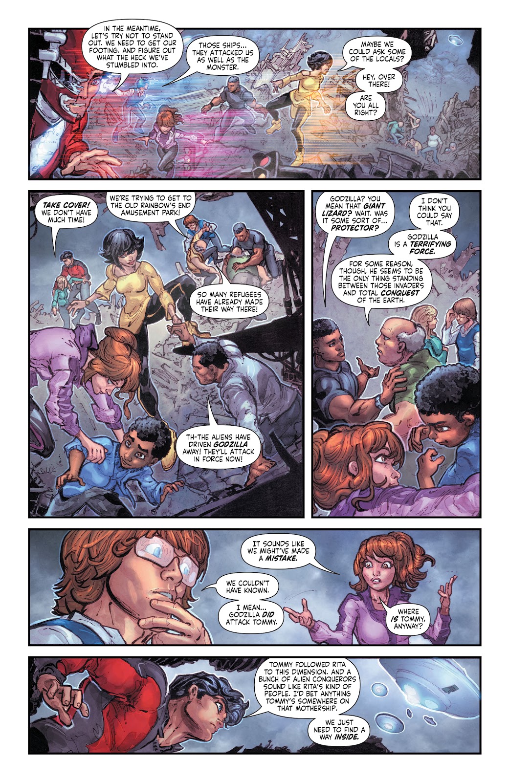 Godzilla vs. The Mighty Morphin Power Rangers issue 2 - Page 11