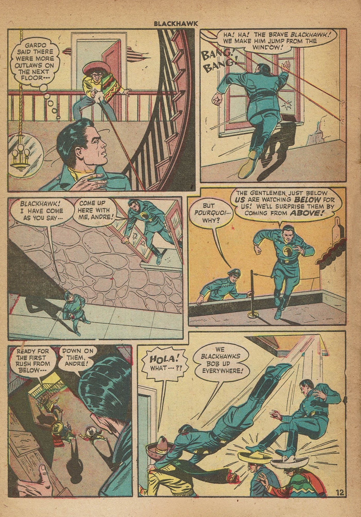 Read online Blackhawk (1957) comic -  Issue #13 - 48
