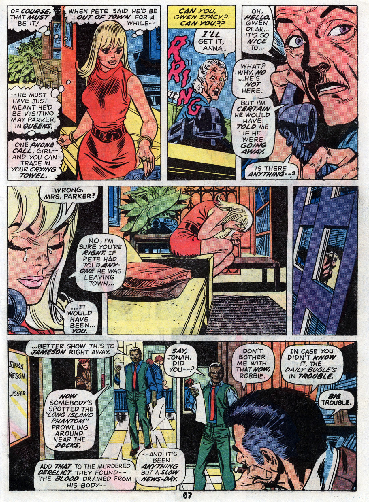 Read online Marvel Treasury Edition comic -  Issue #14 - 67