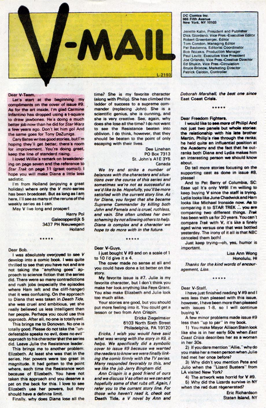 Read online V comic -  Issue #13 - 24