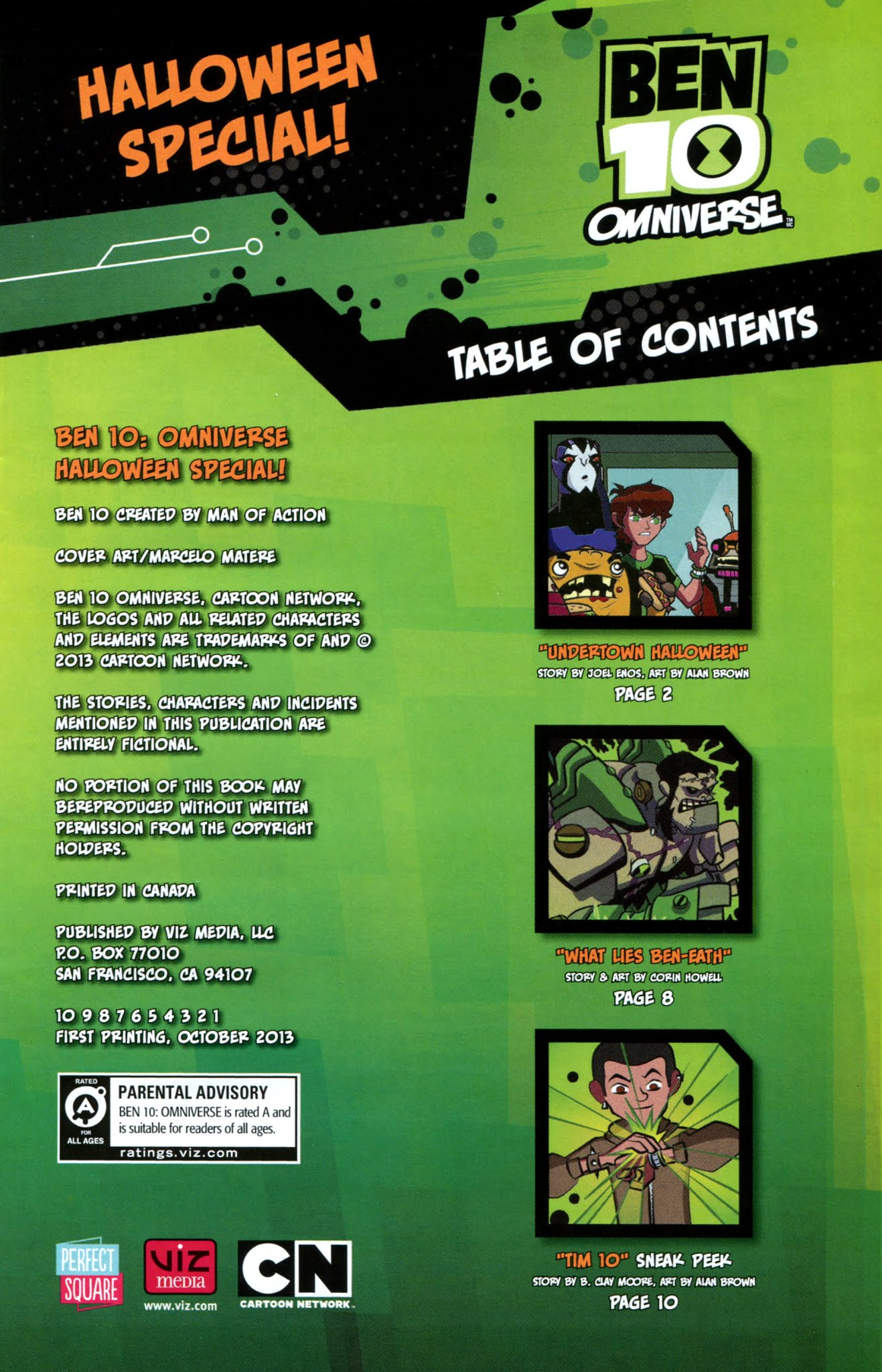 Read online Ben 10: Omniverse Halloween Special! comic -  Issue # Full - 3