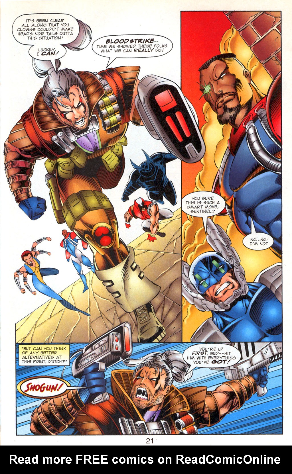 Read online Bloodstrike (1993) comic -  Issue #10 - 21
