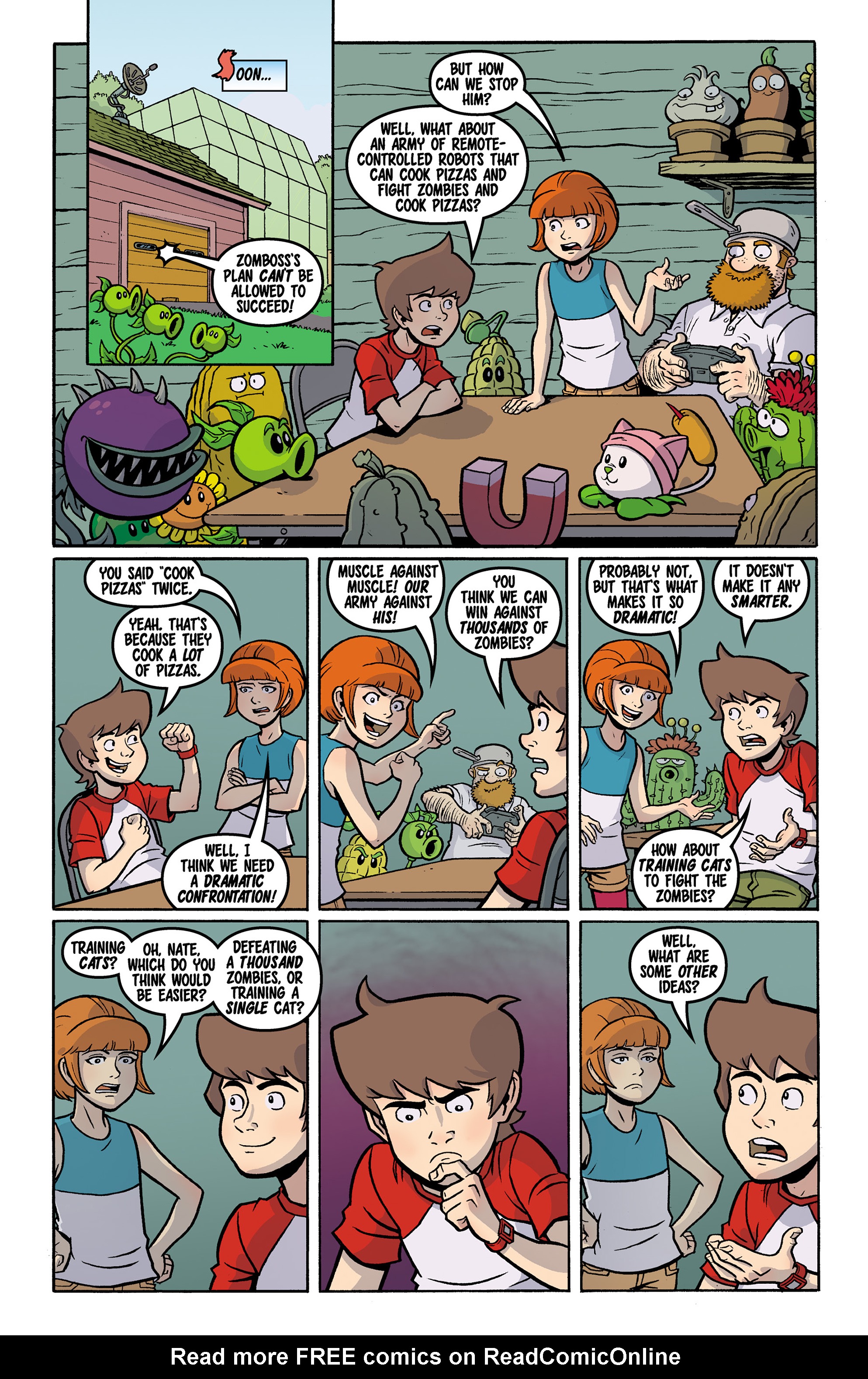 Read online Plants vs. Zombies: Boom Boom Mushroom comic -  Issue #10 - 15