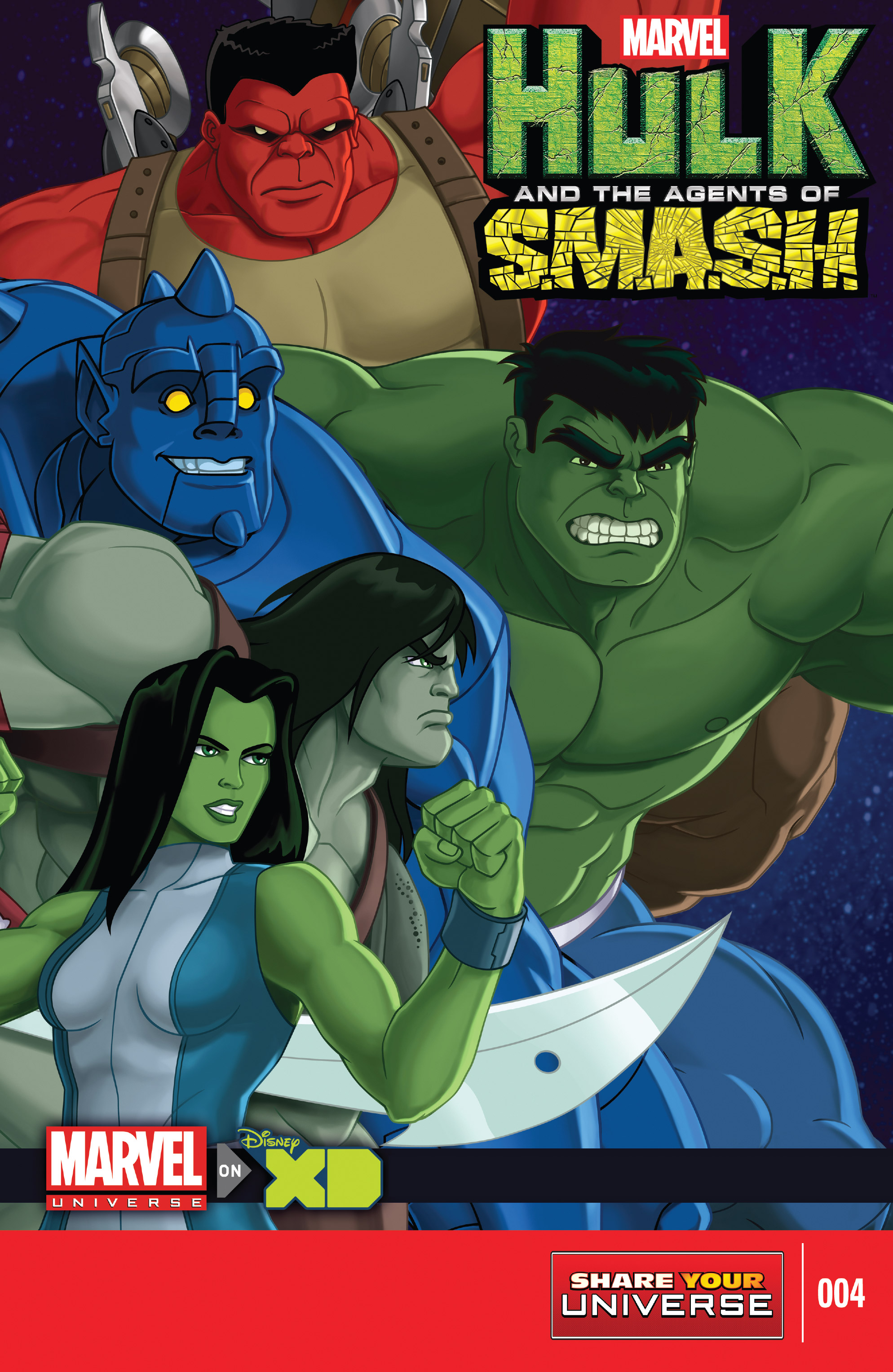 Read online Marvel Universe Hulk: Agents of S.M.A.S.H. comic -  Issue #4 - 1