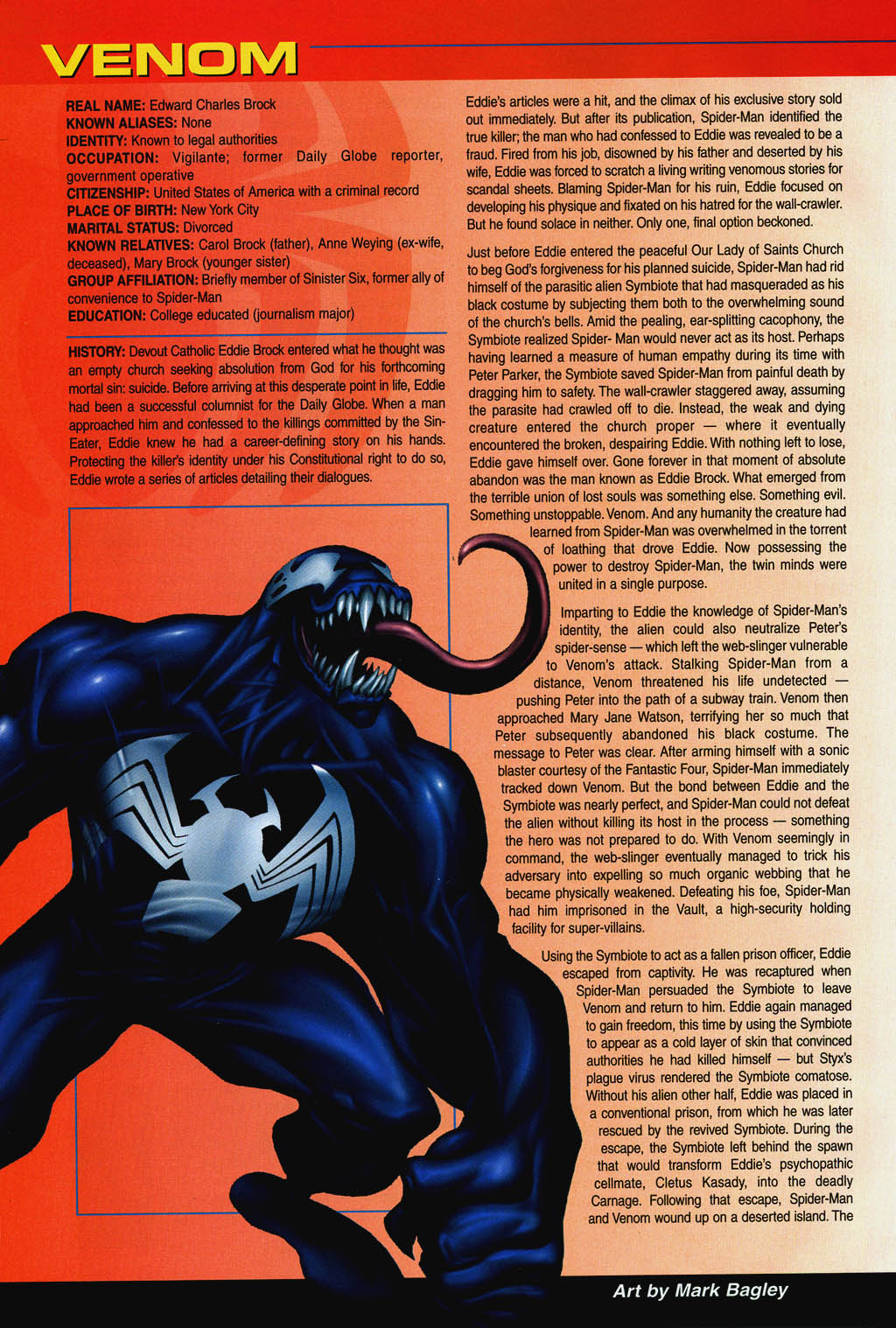 Read online Official Handbook of the Marvel Universe: Spider-Man 2004 comic -  Issue # Full - 44