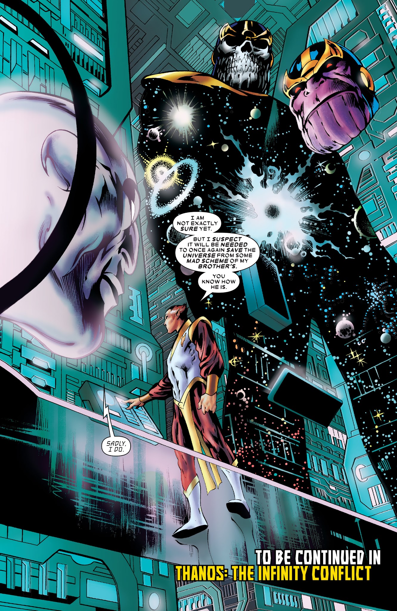 Read online Thanos: The Infinity Siblings comic -  Issue # TPB - 100