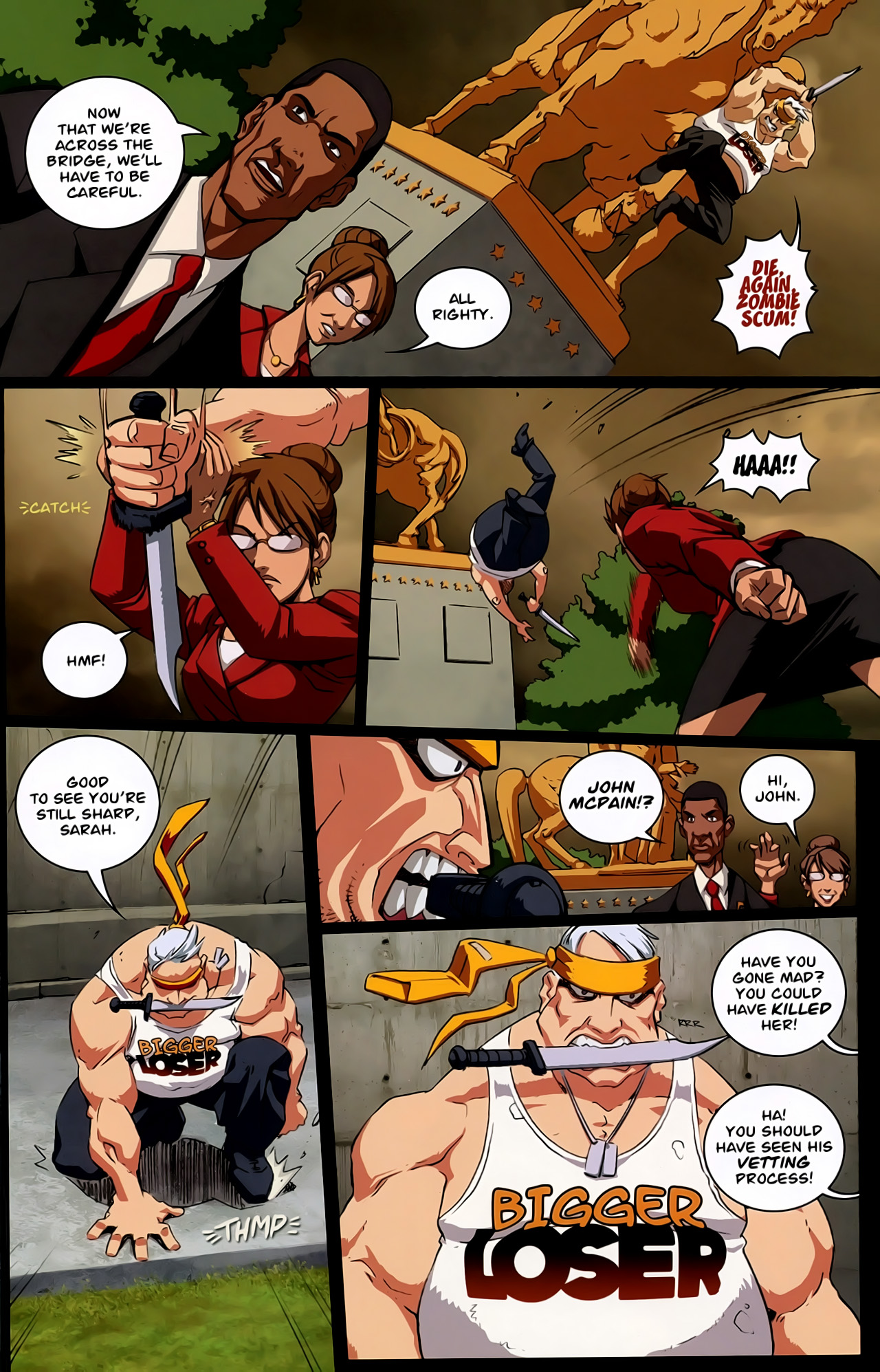 Read online President Evil comic -  Issue #1 - 12