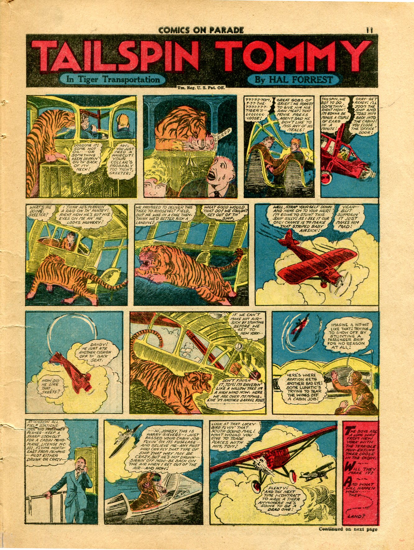 Read online Comics on Parade comic -  Issue #27 - 11