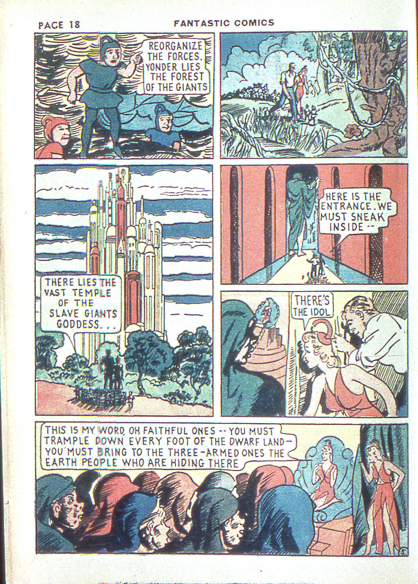 Read online Fantastic Comics comic -  Issue #3 - 21
