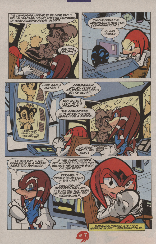 Read online Knuckles the Echidna comic -  Issue #19 - 12
