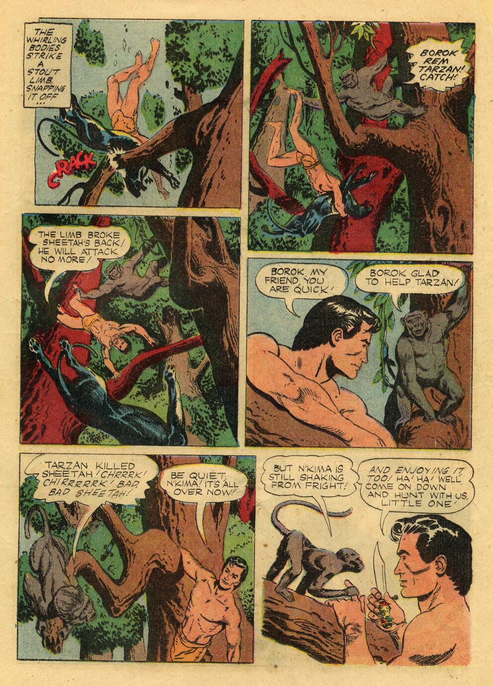 Read online Tarzan (1948) comic -  Issue #76 - 21