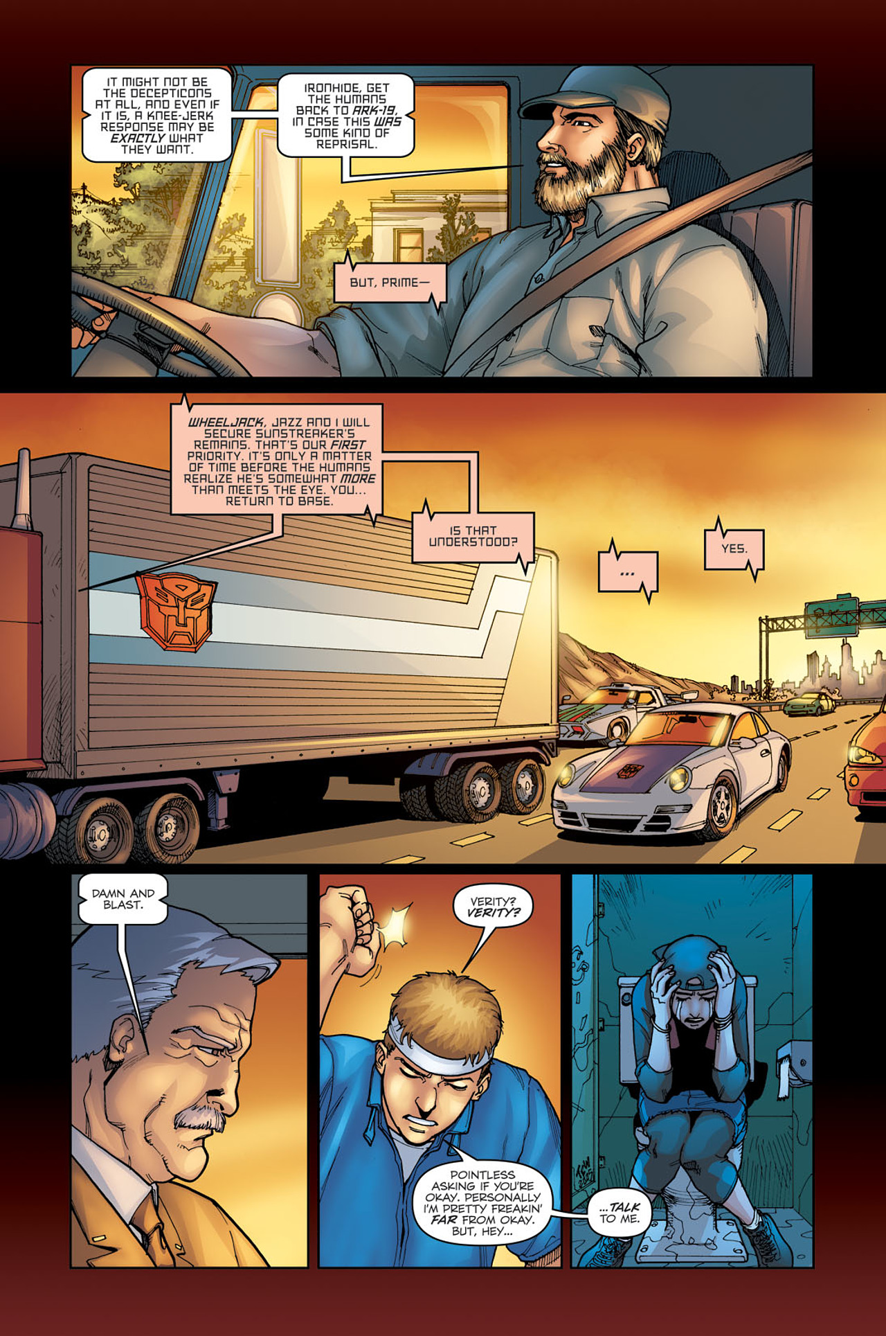 Read online The Transformers: Escalation comic -  Issue #2 - 7