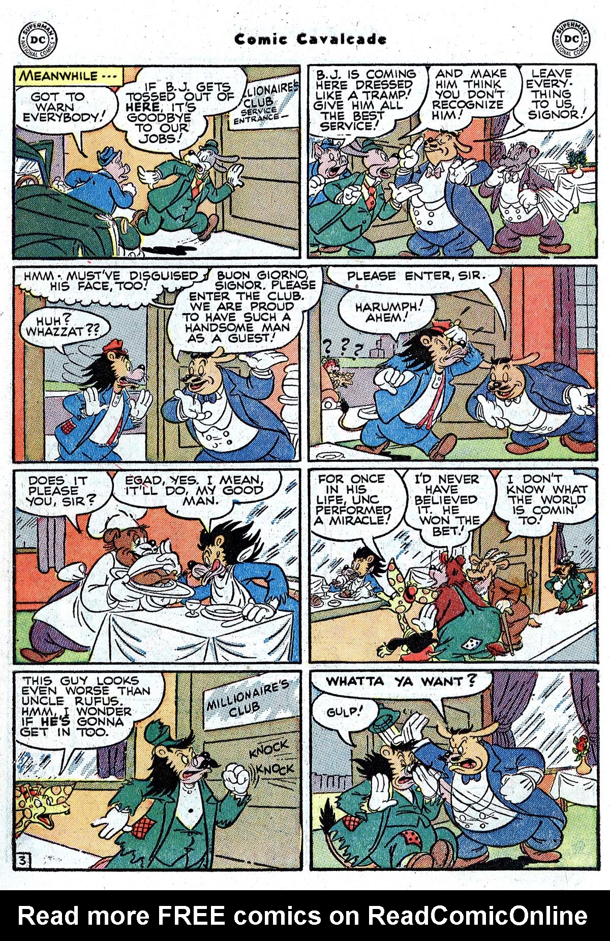 Read online Comic Cavalcade comic -  Issue #58 - 18