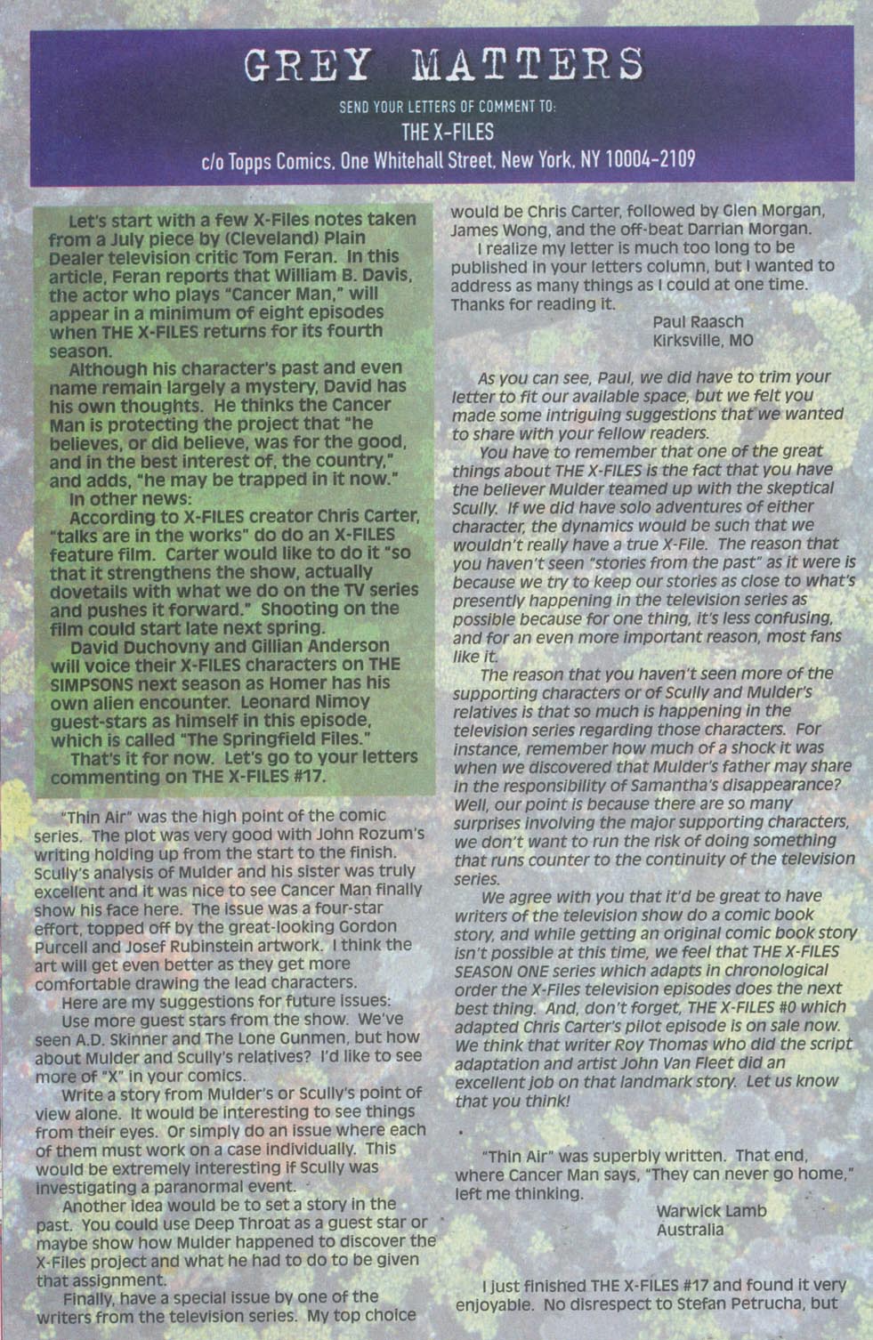 Read online The X-Files (1995) comic -  Issue #21 - 27