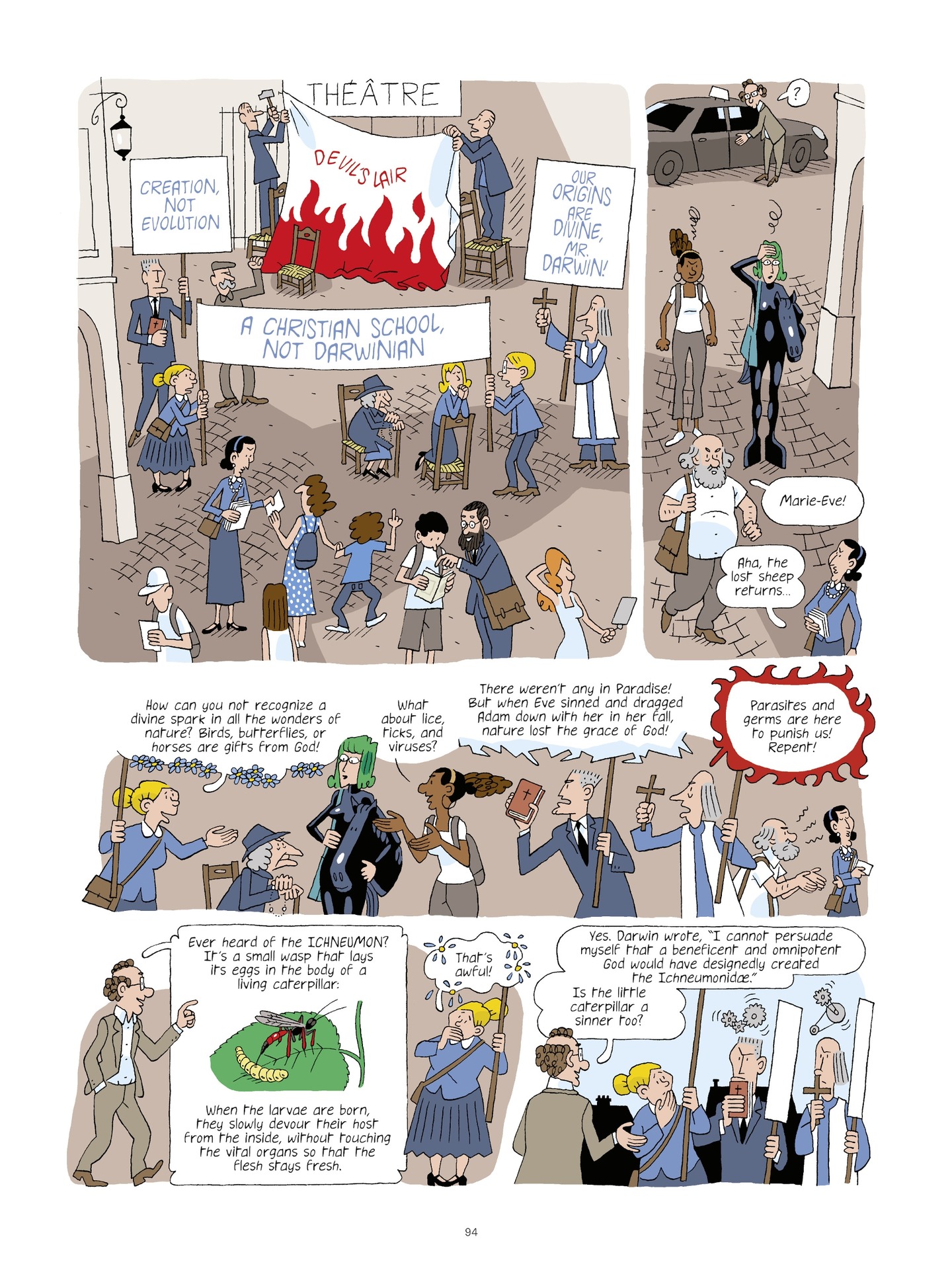 Read online Evolution, Darwin, God, and the Horse-People comic -  Issue # TPB - 93