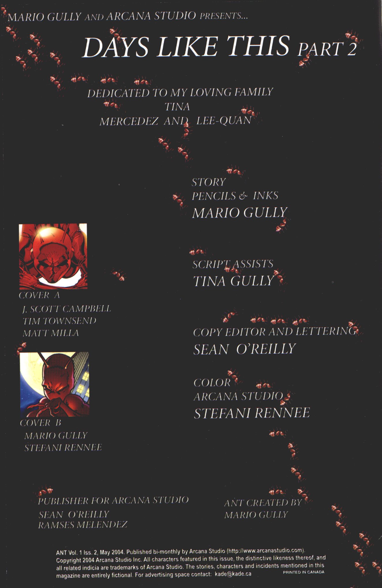 Read online Ant (2005) comic -  Issue #2 - 1