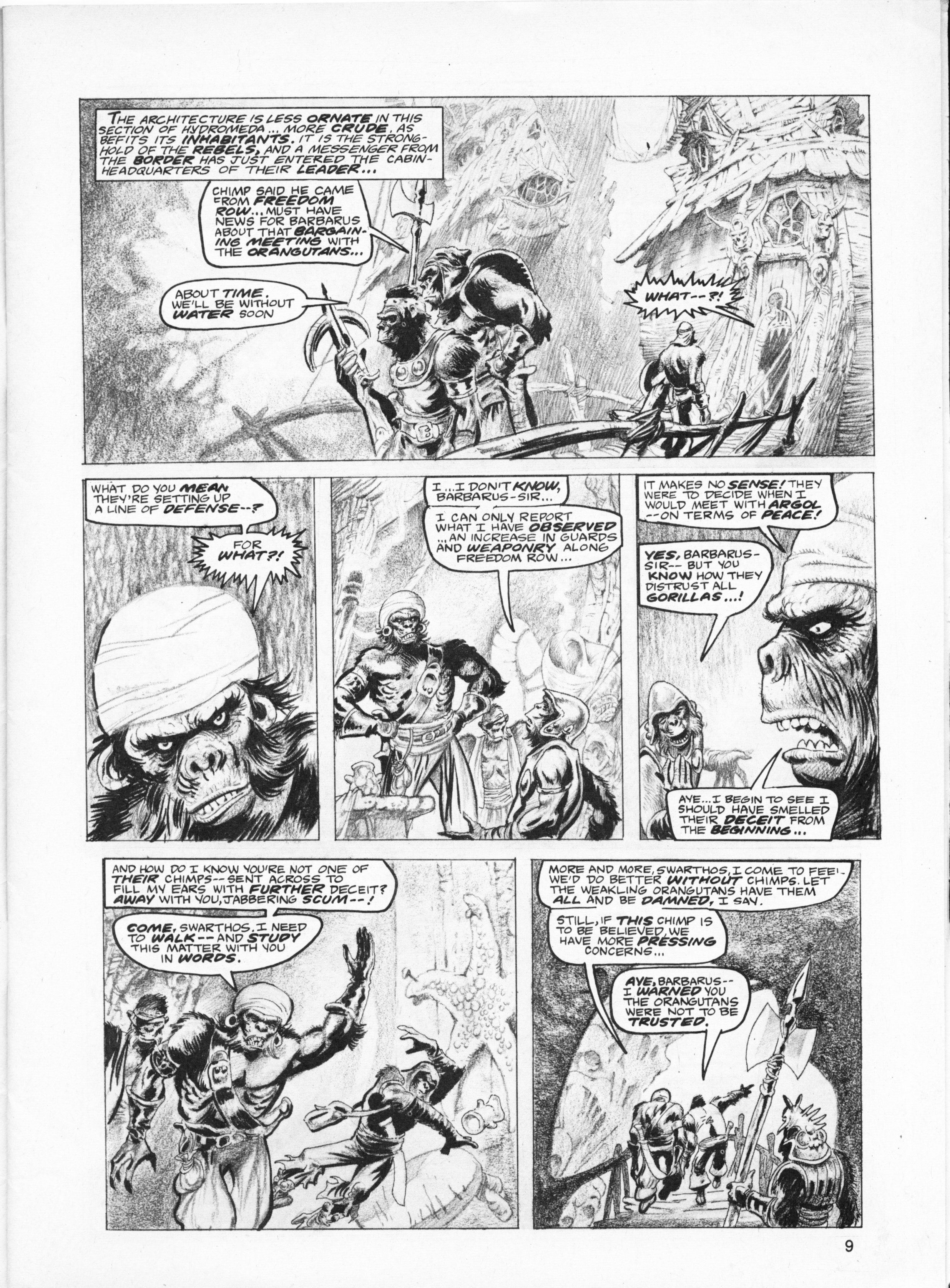 Read online Planet of the Apes (1974) comic -  Issue #46 - 9