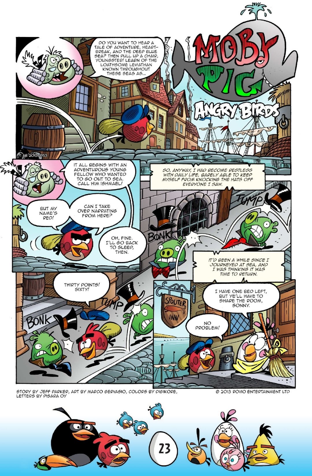 Read online Angry Birds Comics Quarterly comic -  Issue # Issue Furious Fowl - 24