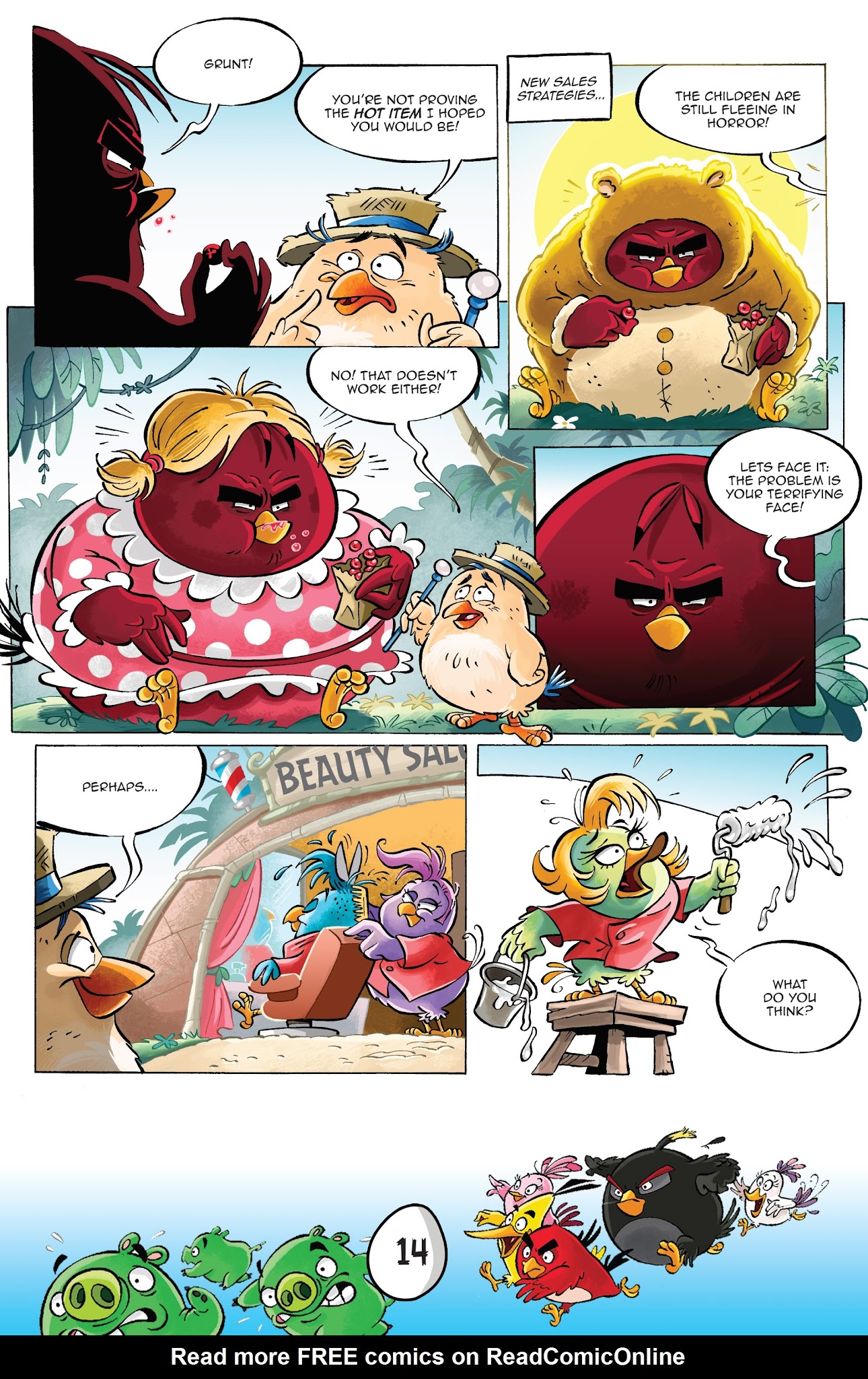 Read online Angry Birds Comics Quarterly comic -  Issue # Issue Monsters and Mistletoe - 16
