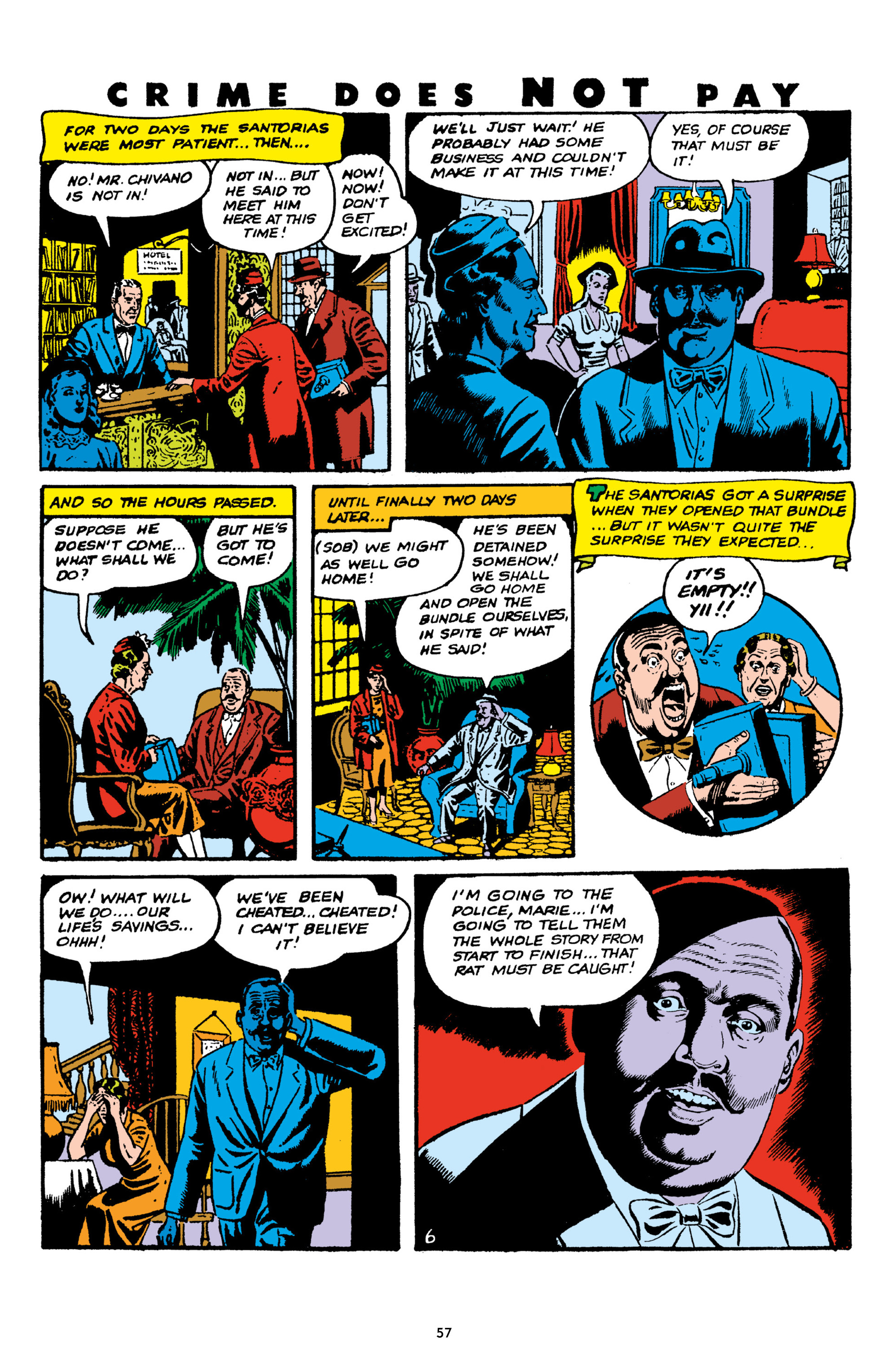 Read online Crime Does Not Pay Archives comic -  Issue # TPB 6 (Part 1) - 59