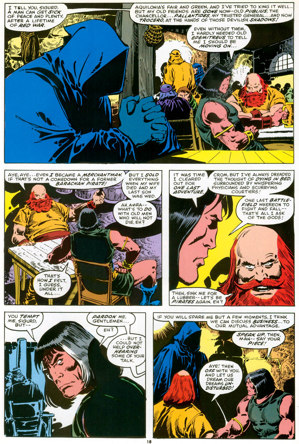 Read online Marvel Graphic Novel comic -  Issue #42 - Conan of the Isles - 19