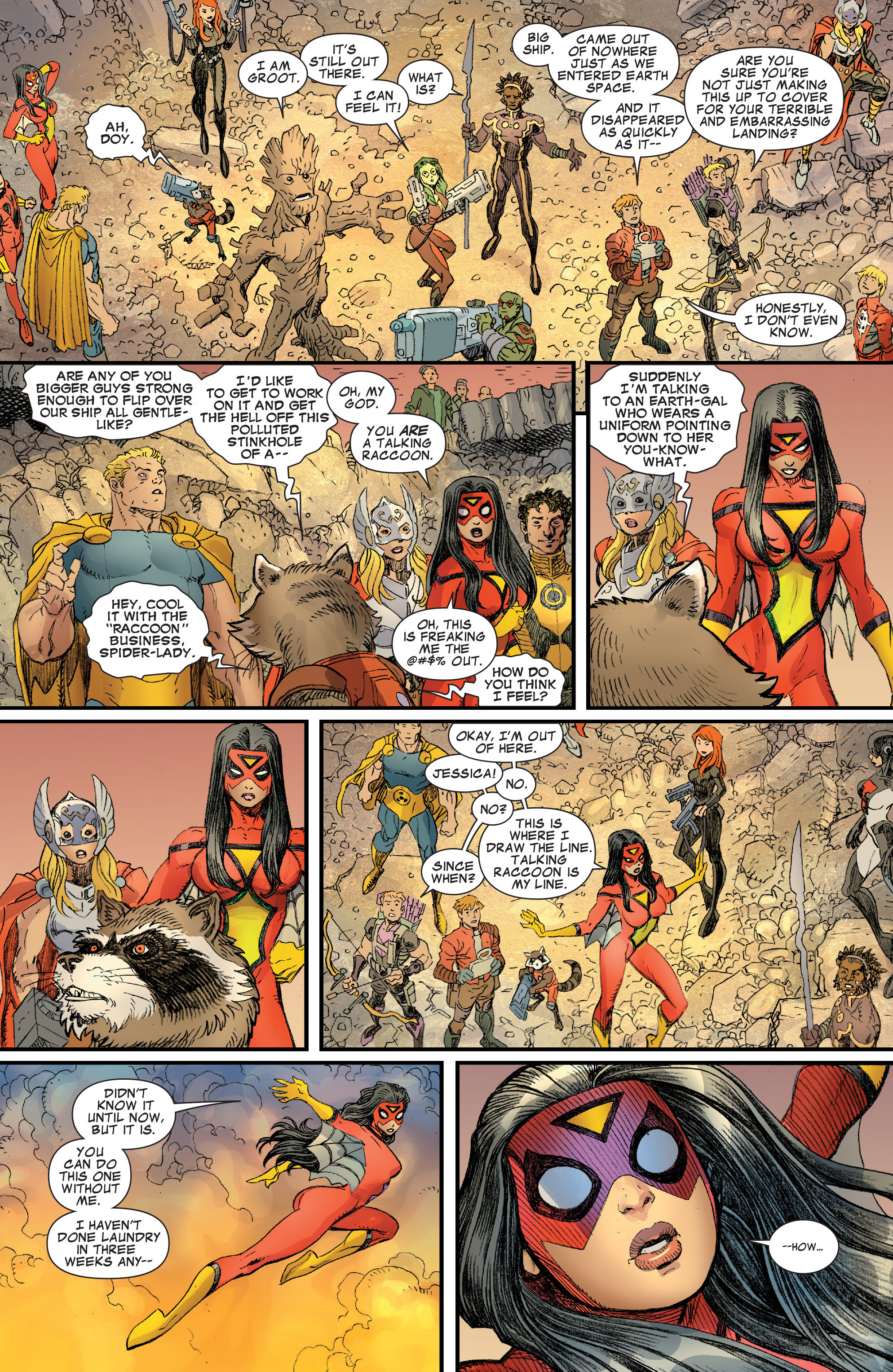 Read online Guardians Team-Up comic -  Issue #1 - 12