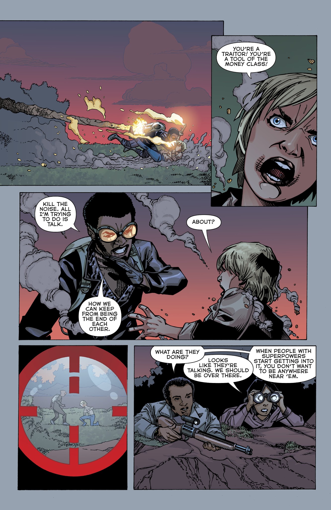 Read online The American Way: Those Above and Those Below comic -  Issue #4 - 5