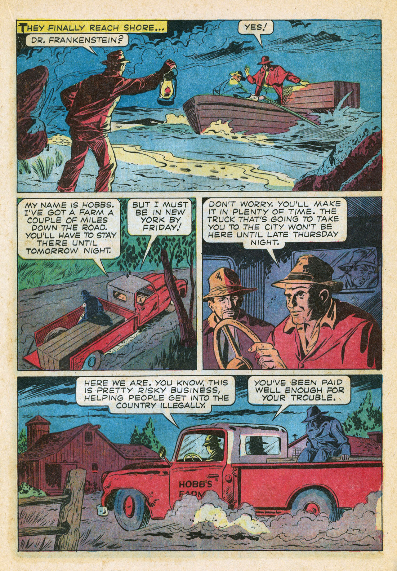 Read online Frankenstein (1964) comic -  Issue #1 - 21